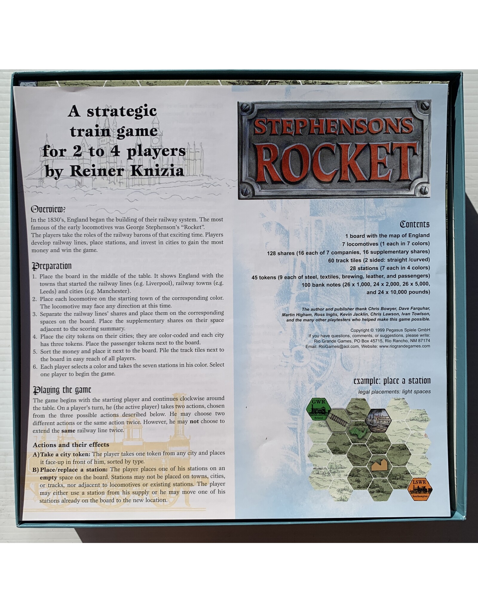 Rio Grande Stephenson's Rocket (1999) (Unpunched) (used)