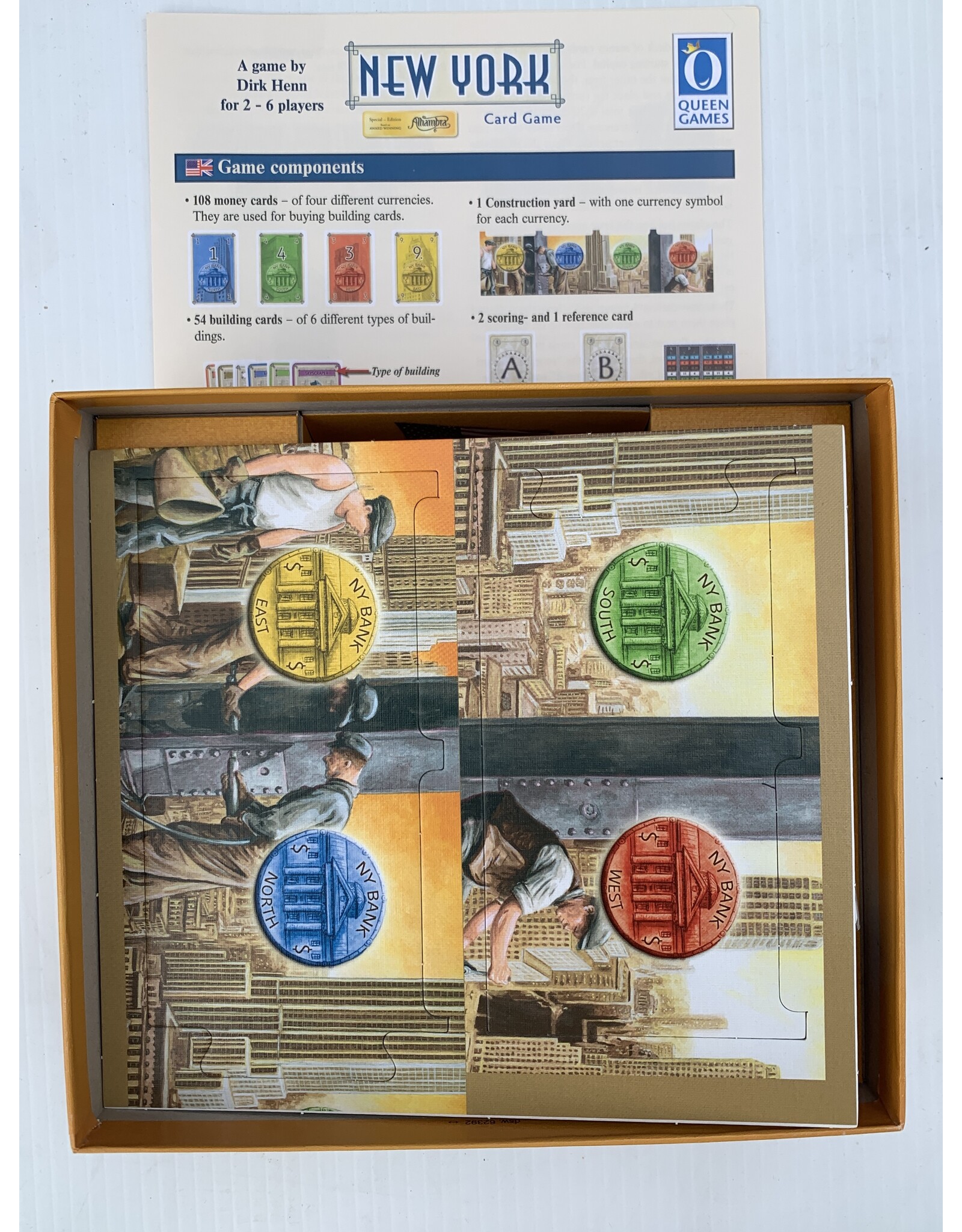 Queen Games Alhambra: The Card Game (1992) (New  York  Card Game) (Used) (2011)