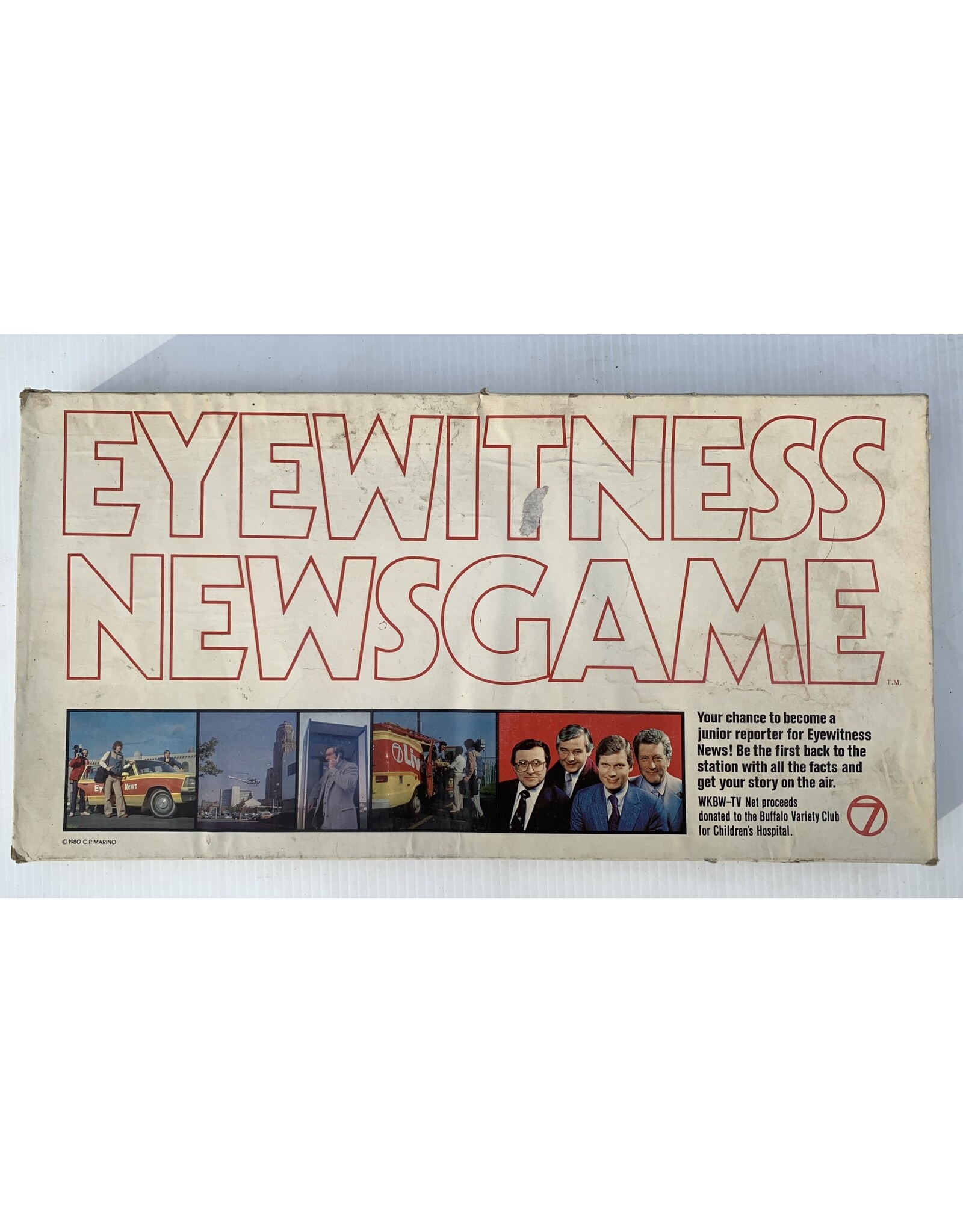 Marino Games Eyewitness News Game Used Board Game (1980)