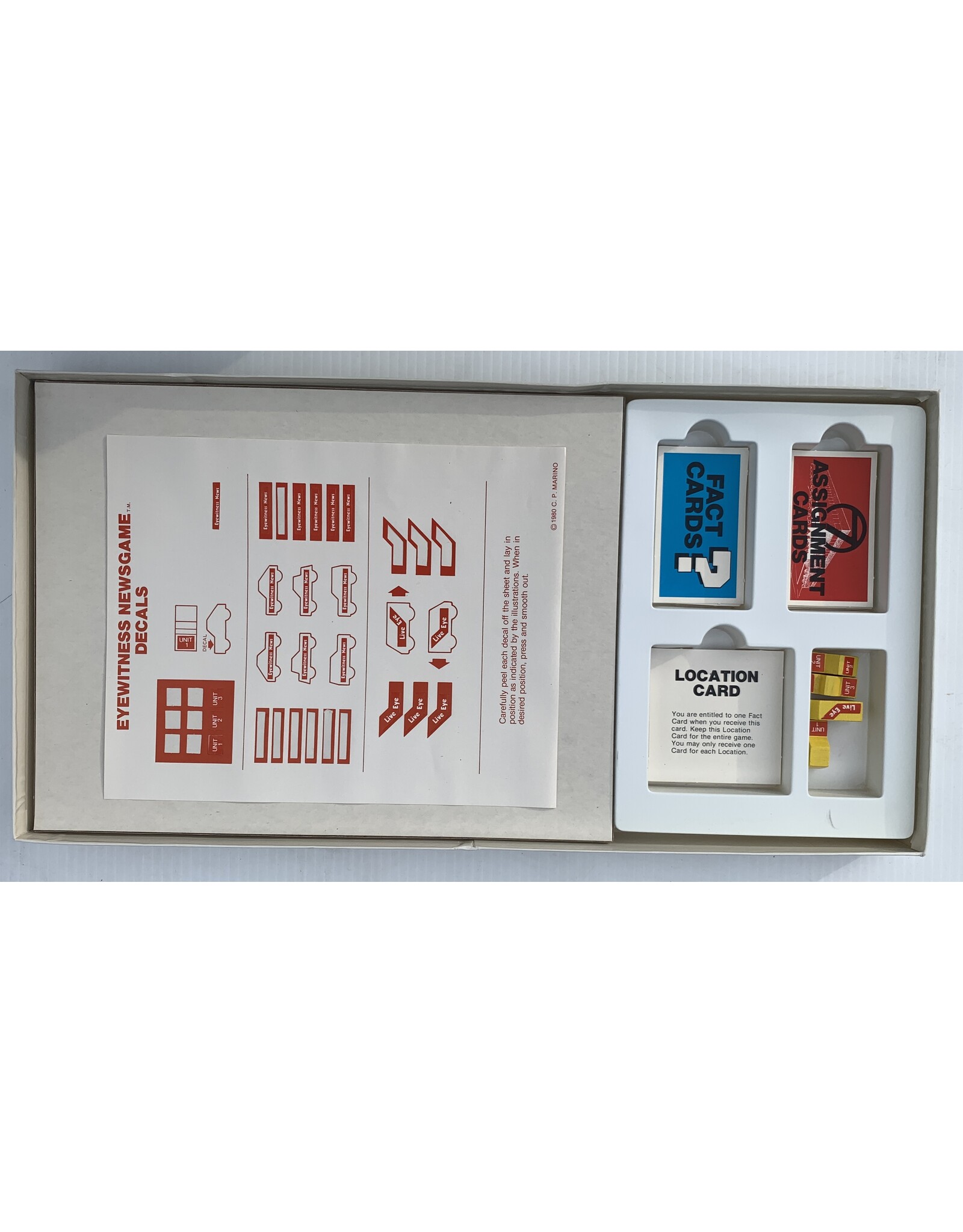 Marino Games Eyewitness News Game (1980) (used)