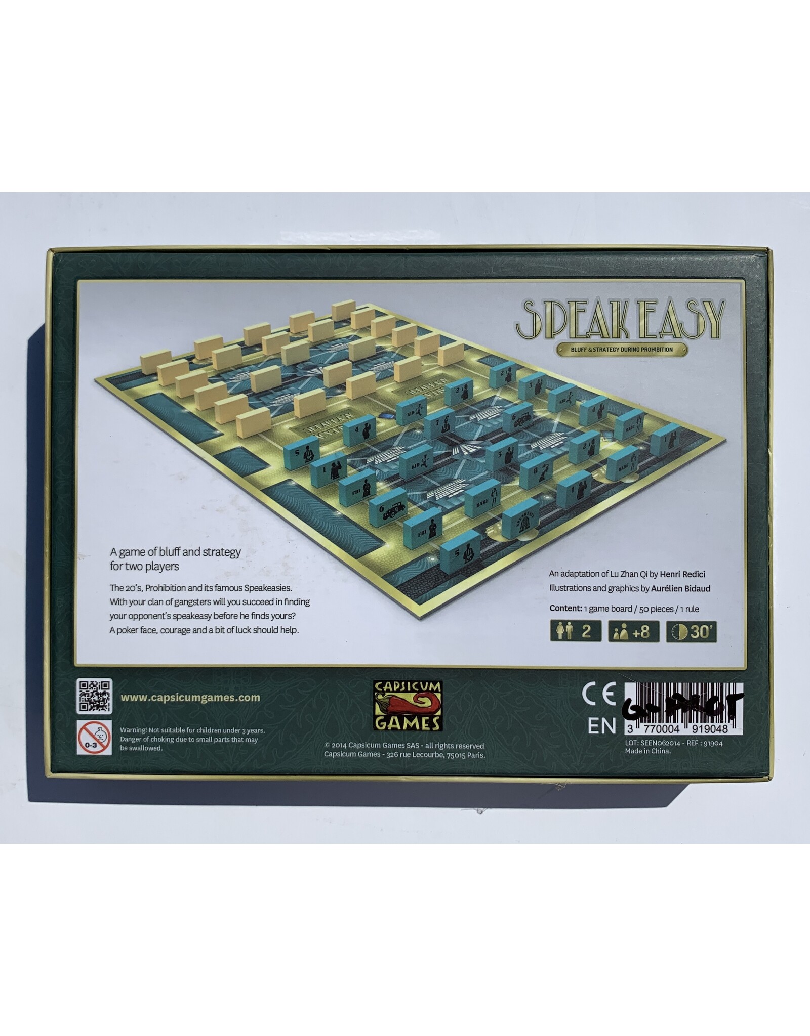 Capsicum Games Speakeasy (2014) (used)