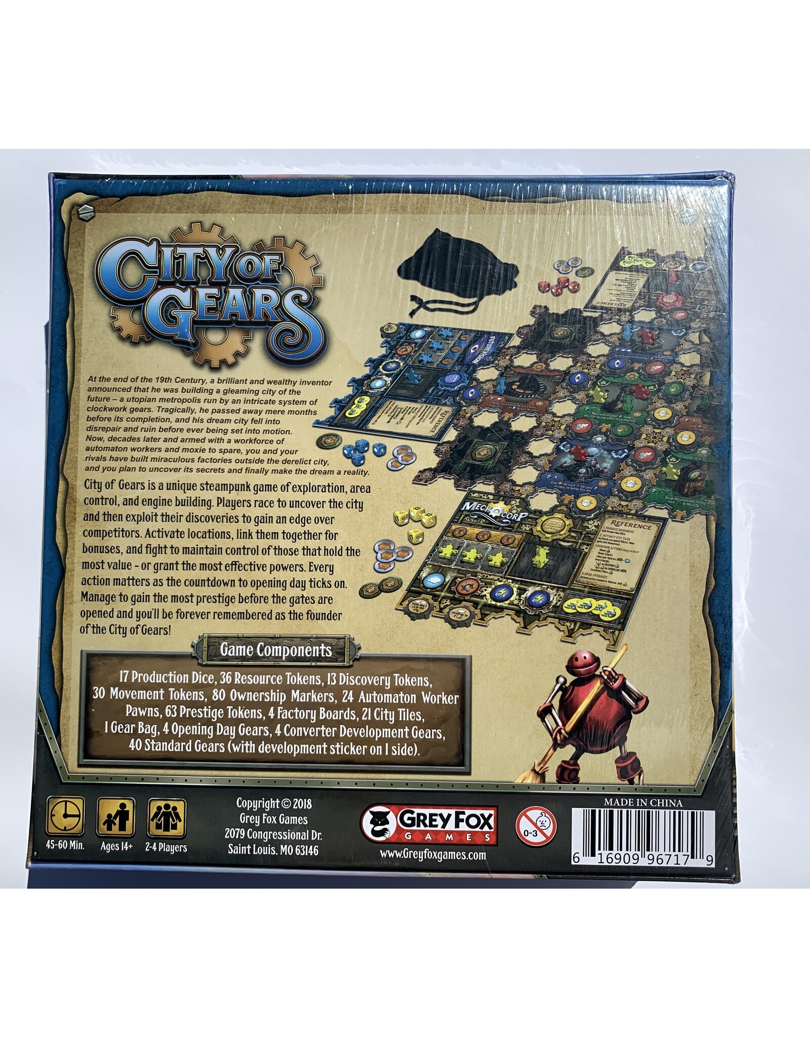 Grey Fox Games City of Gears NIS (2012) Founders edition