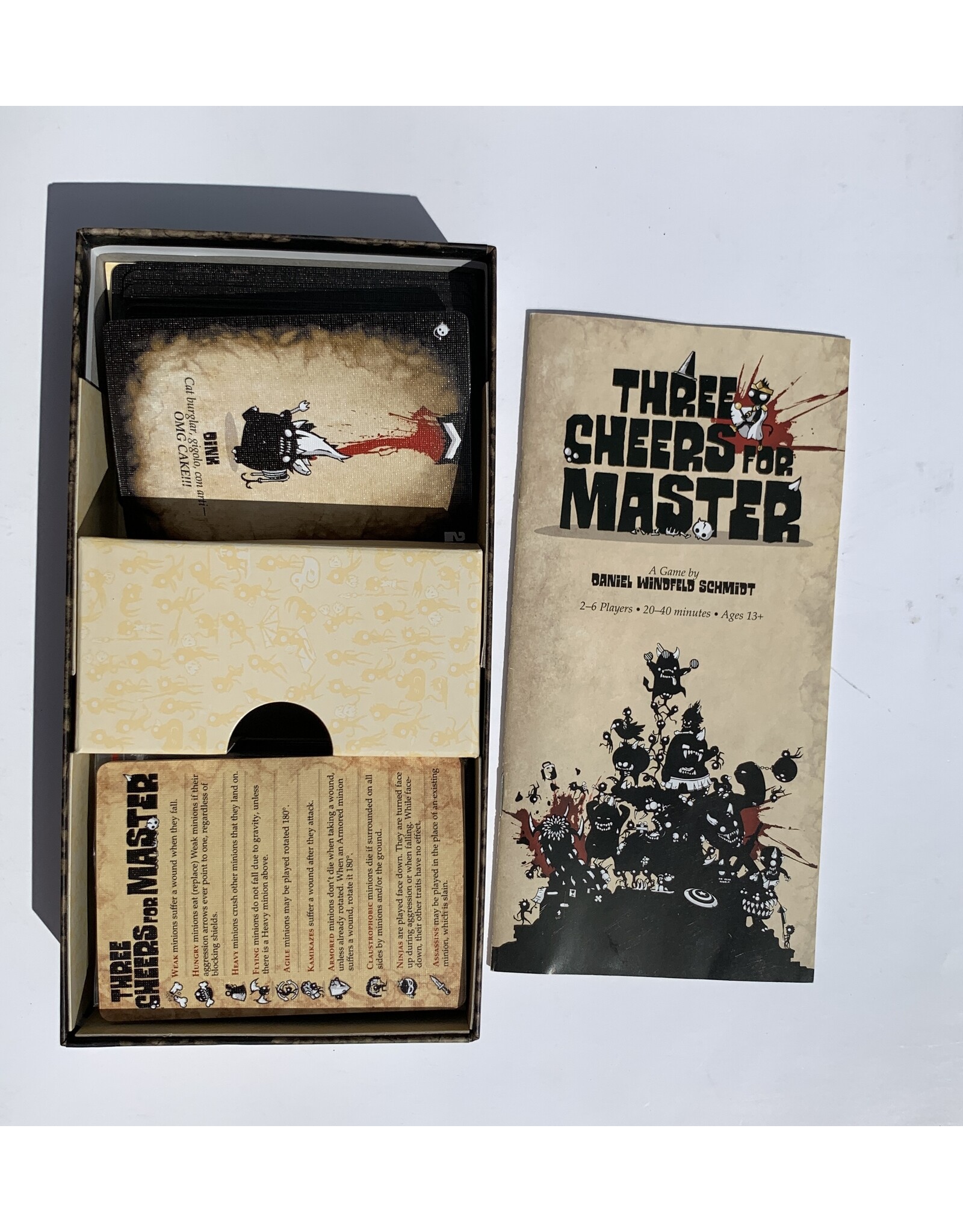 Atlas Games Three Cheers for Master (2015) (used)
