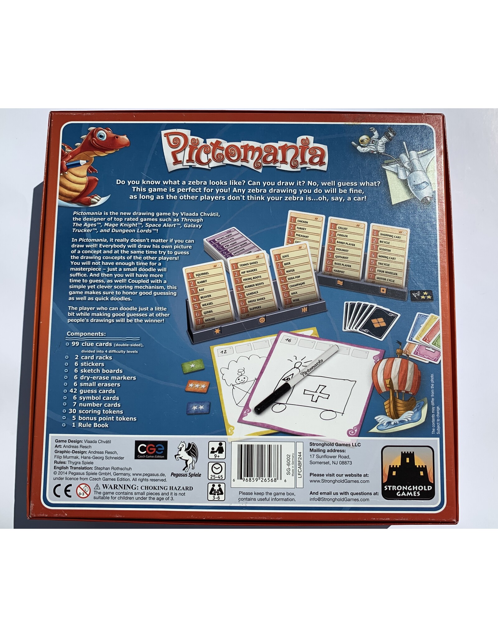 Stronghold Games Pictomania (2011) (used) (made in 2014)