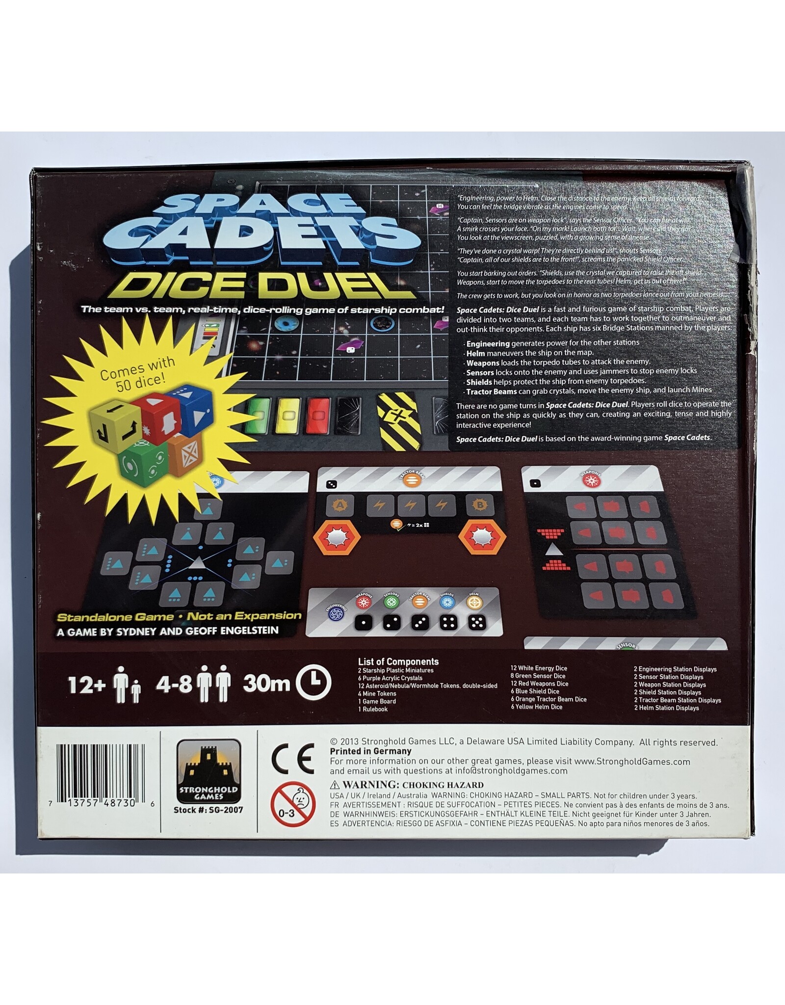 Stronghold Games Space Cadets: Dice Duel (2013) (used)