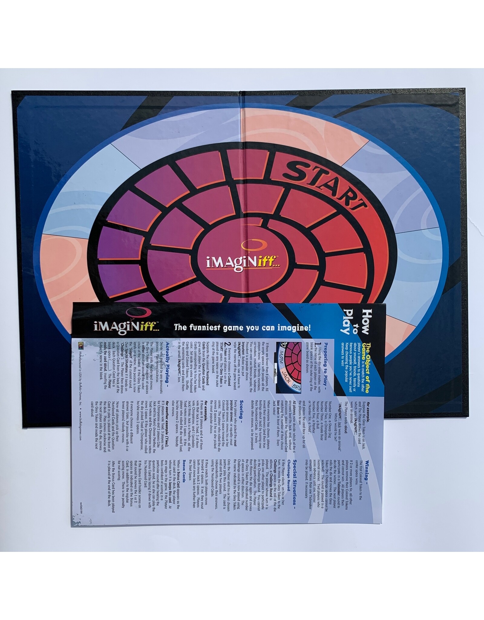 Buffalo Games Imaginiff Used Board Game (1998)