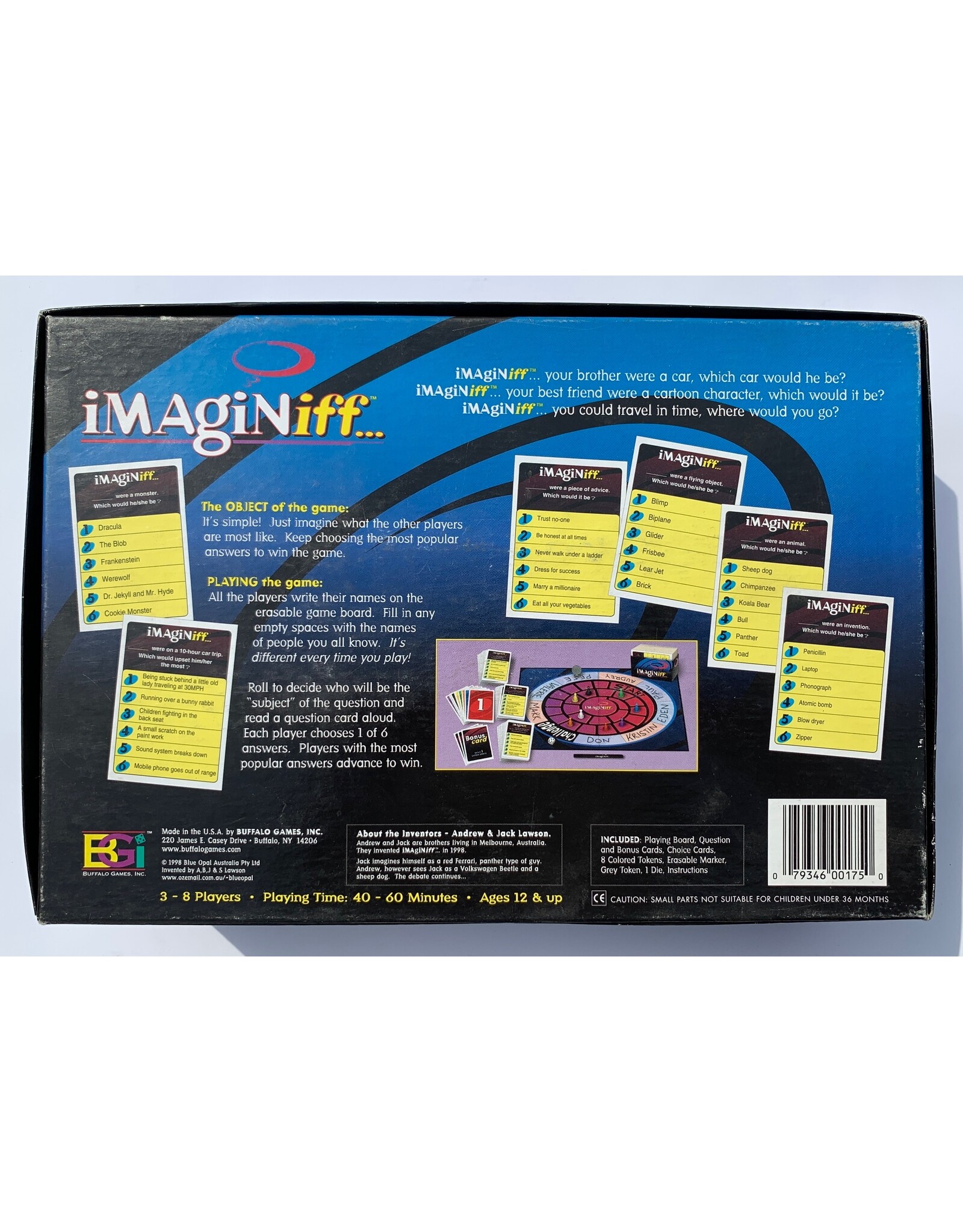 Buffalo Games Imaginiff Used Board Game (1998)