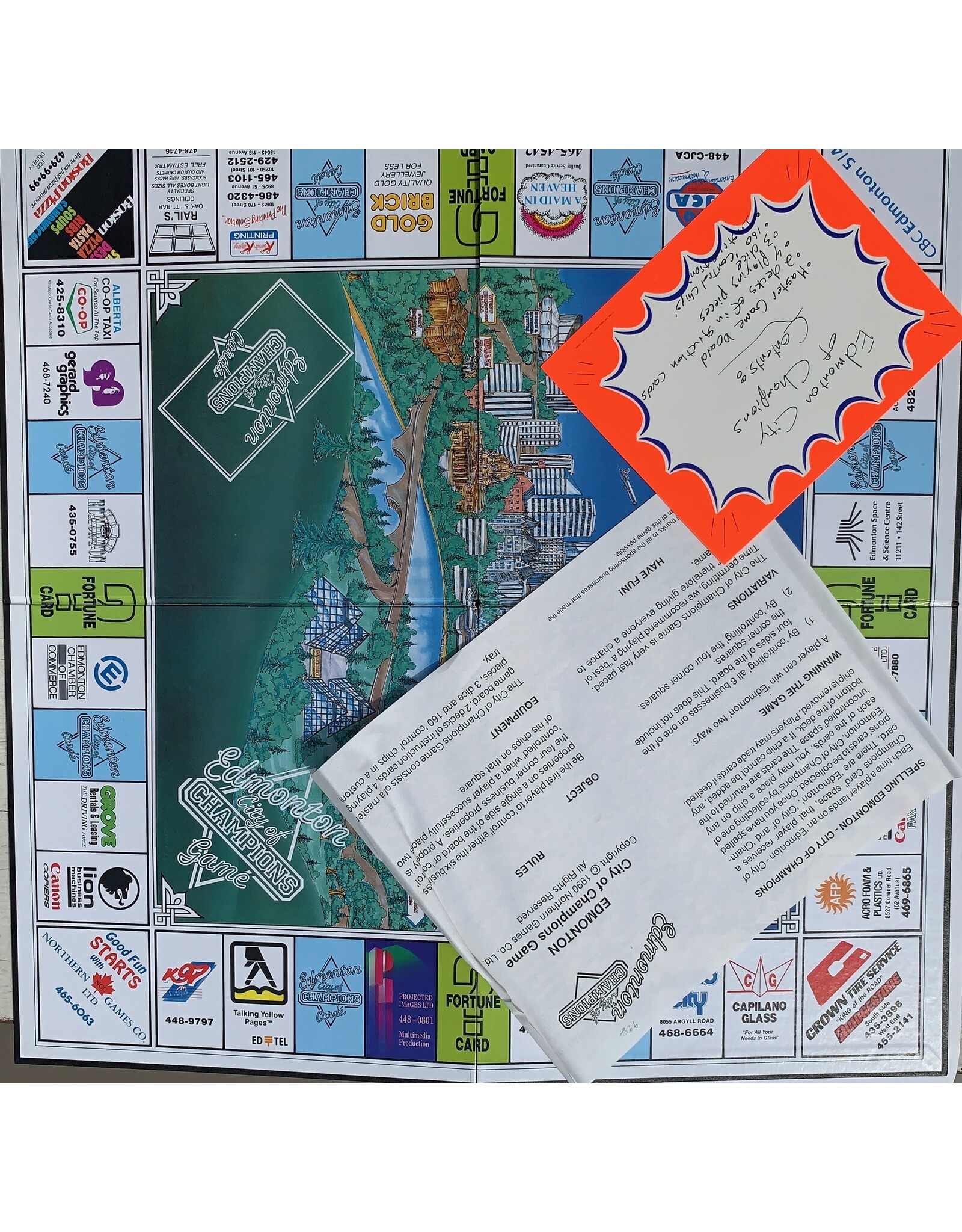 Northern Games Company Edmonton City of Champions Game (1990) (used)
