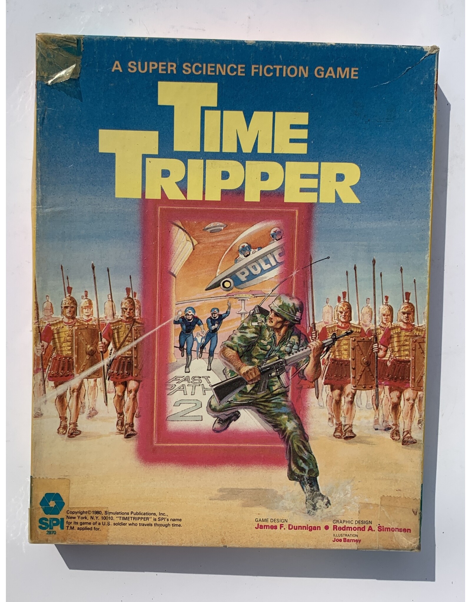 SPI TimeTripper Used Board Game (1980)