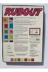 Rubout Used Board Game (1989) (unpunched)