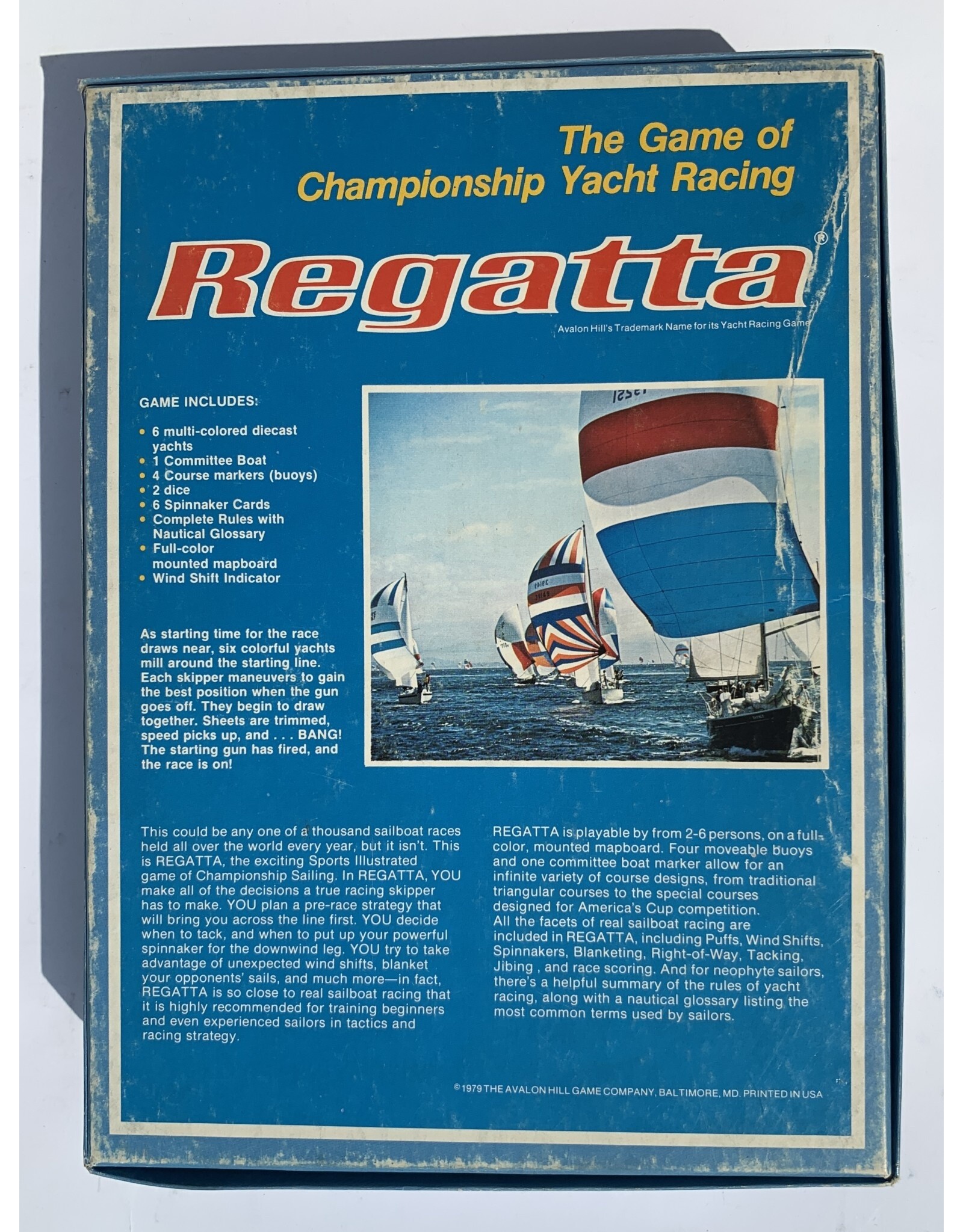Avalon Hill Game Company Regatta Used Board Game (1967)