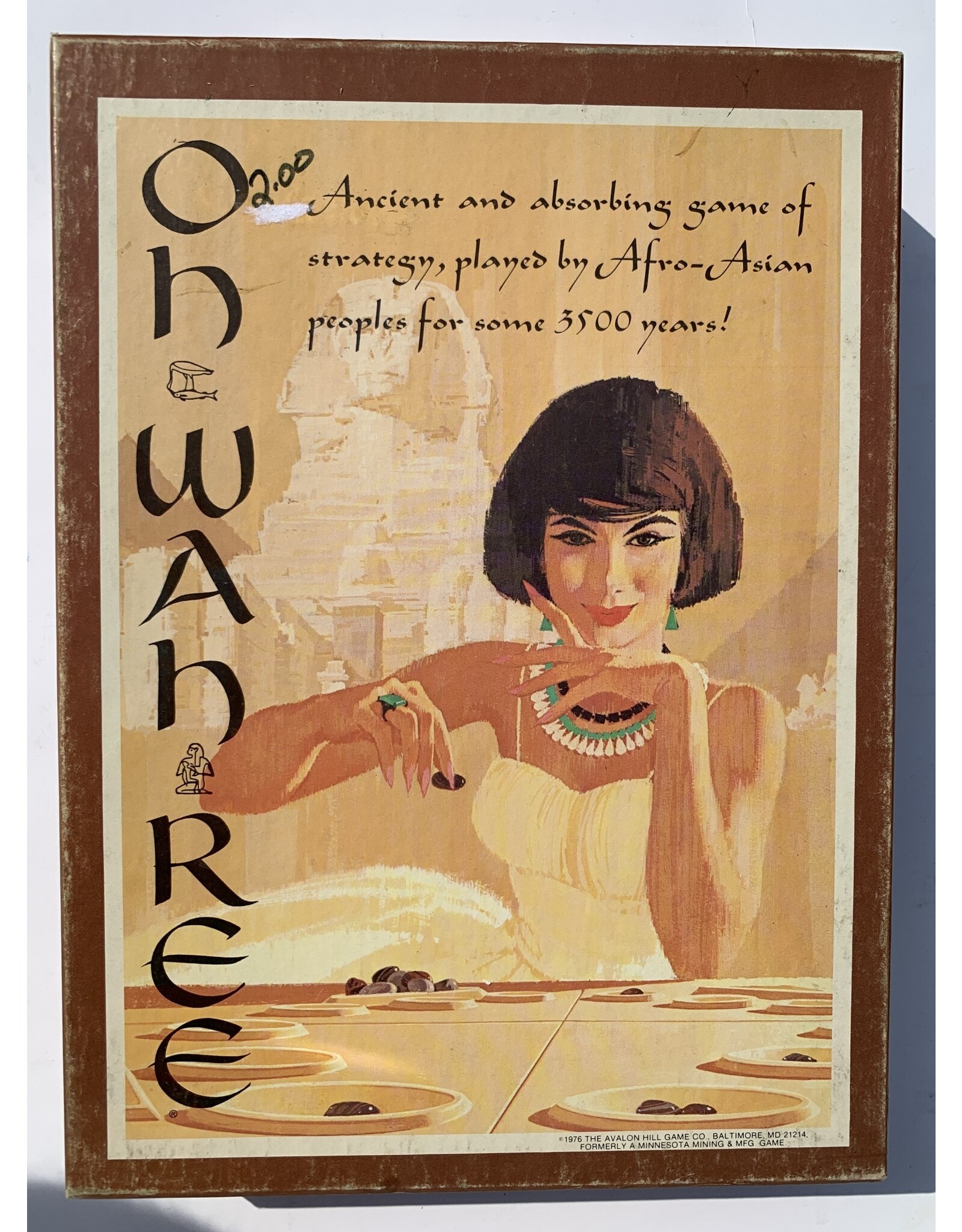 Avalon Hill Game Company Oh-Wah-Ree Used Board Game (1962)