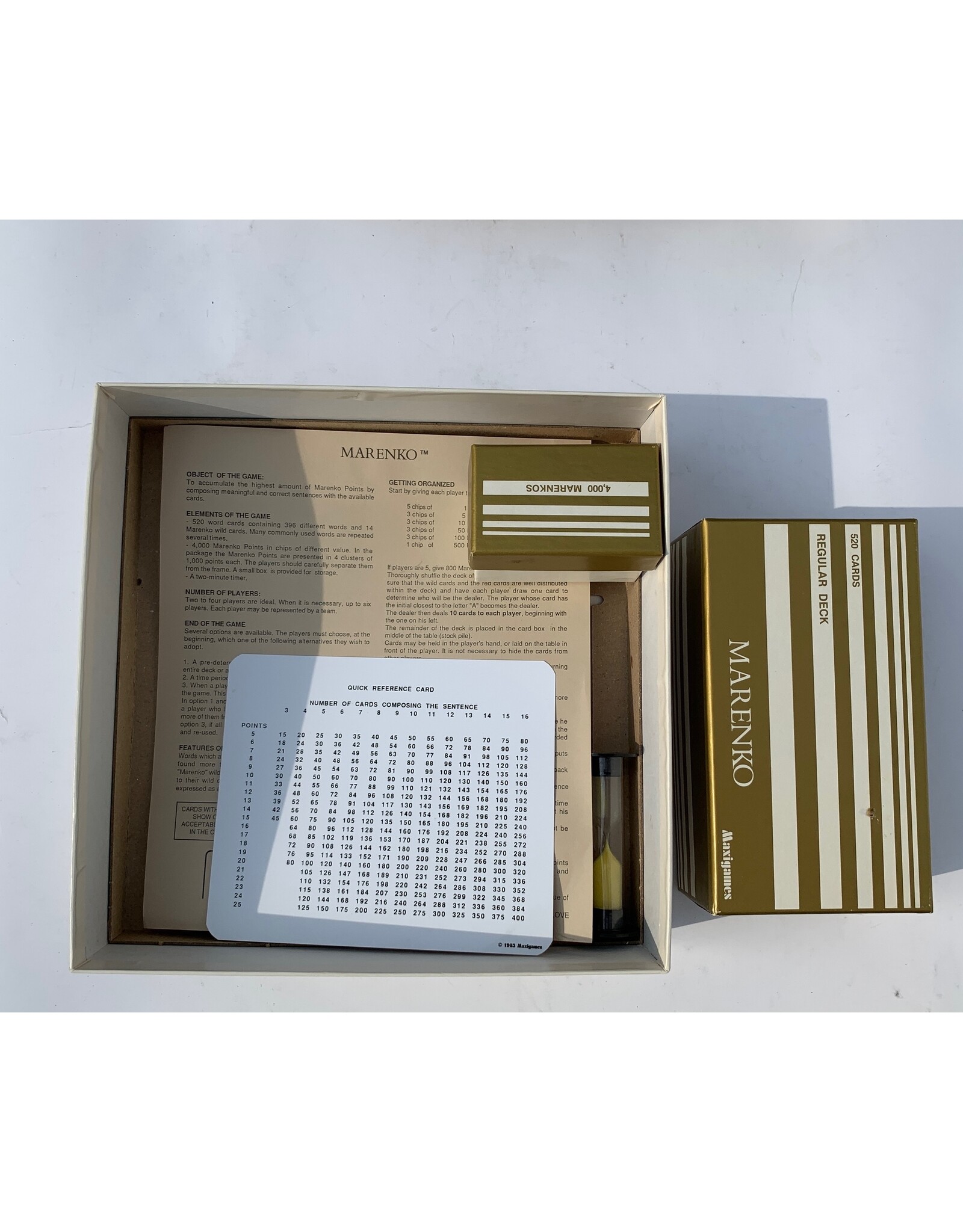 Maxigames Marenko: The Phrase Game (1985) (used)