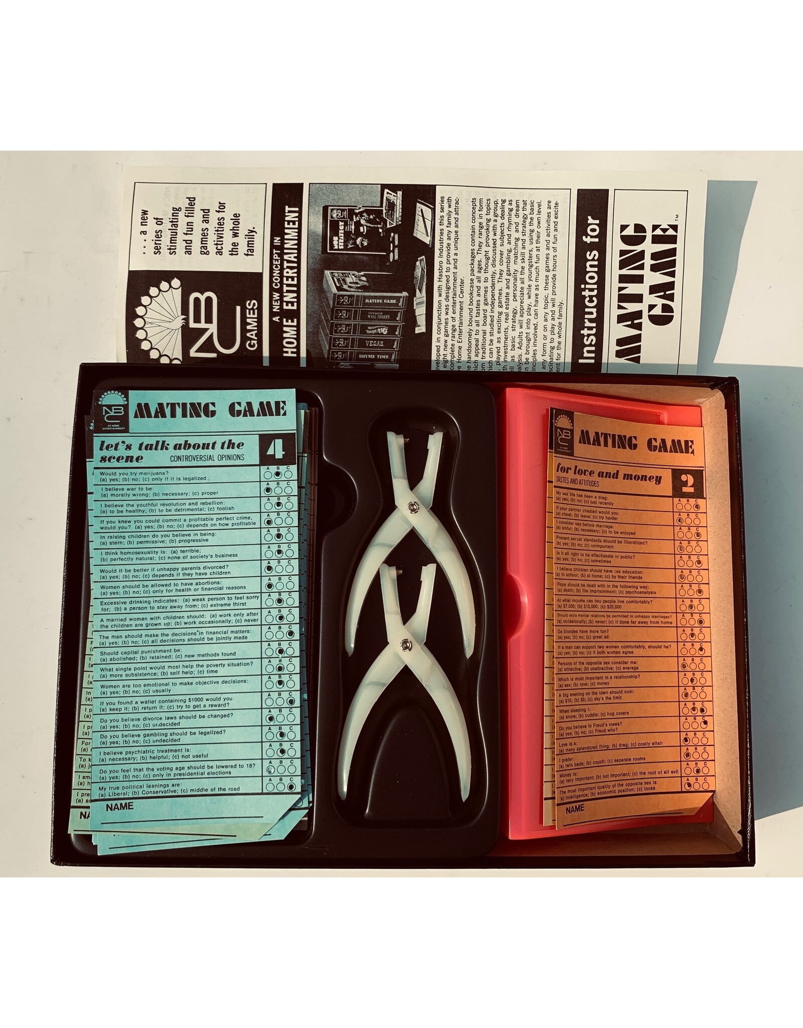 Hasbro The Mating Game (1969) (used)