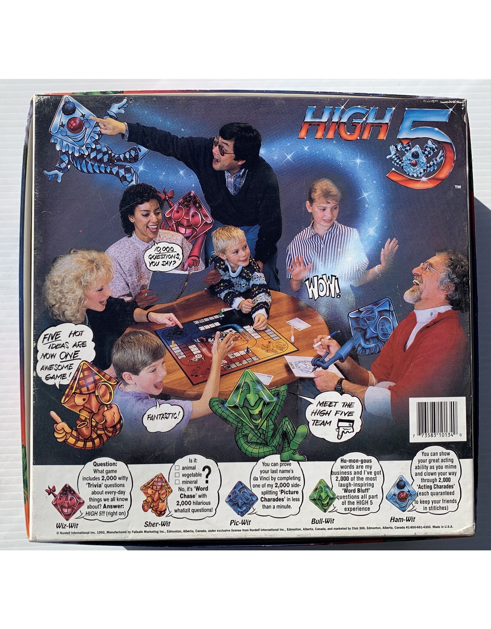 Nordelf International High 5 Used Board Game (1992)