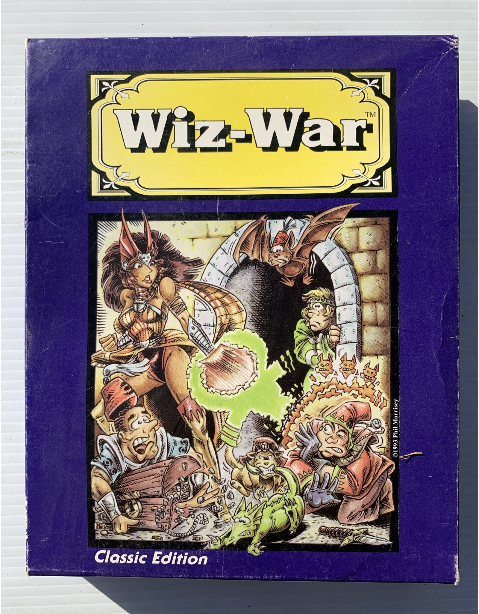 Chessex Wiz-War Used Board Game (1993)  Classic edition.