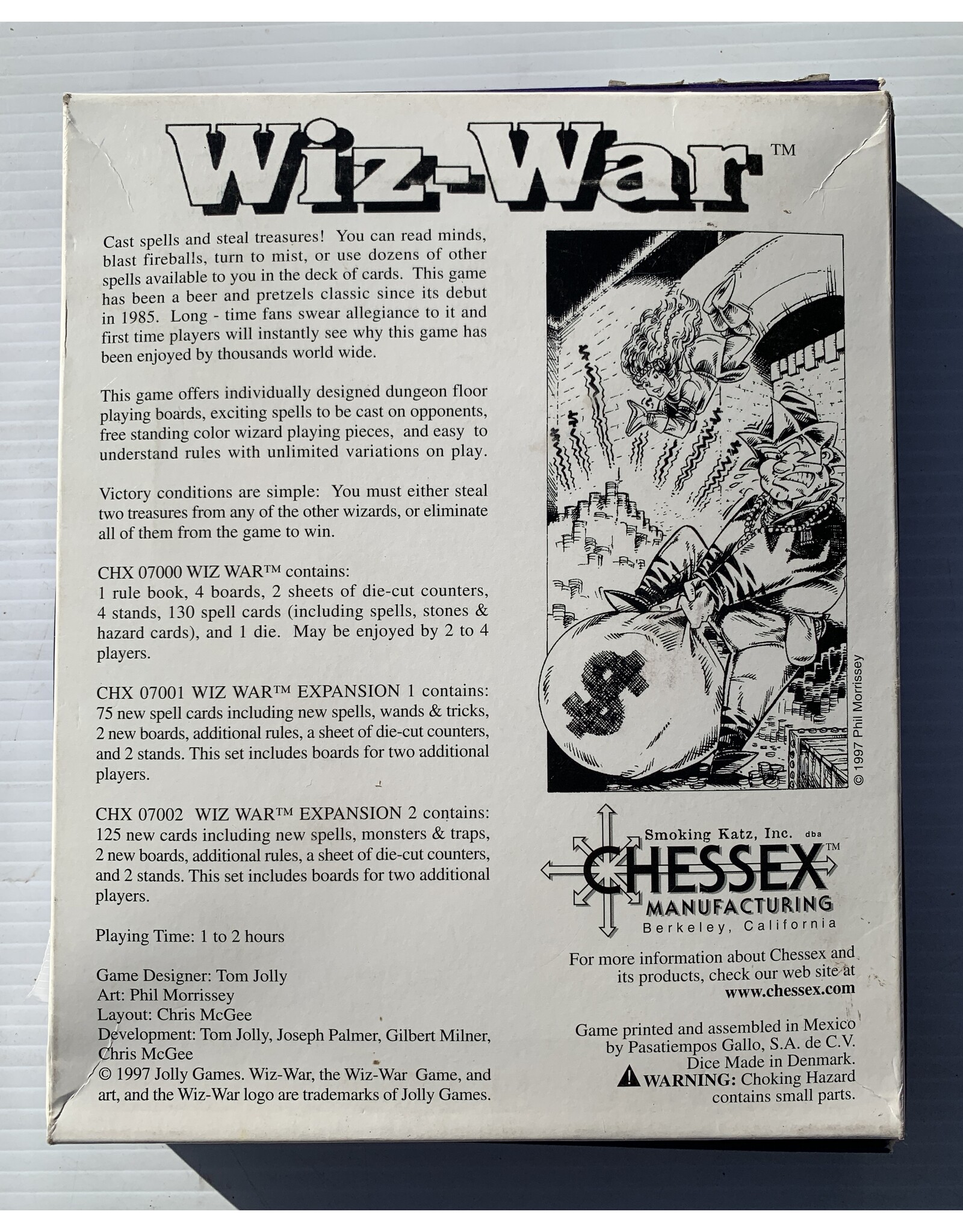 Chessex Wiz-War (1983) (used)  (Made in 1993)  Classic edition.