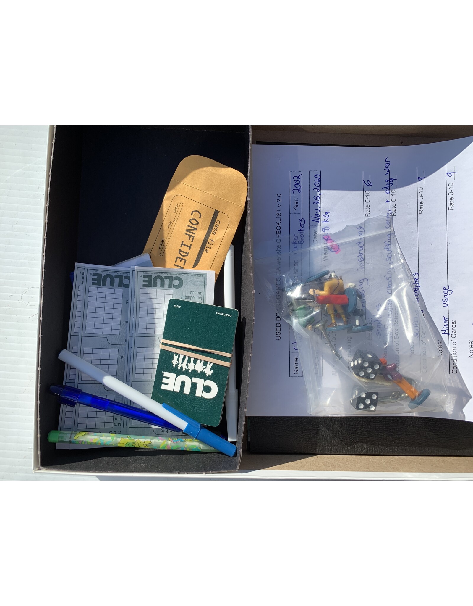 PARKER BROTHERS Clue (1949) (Made in 2002)