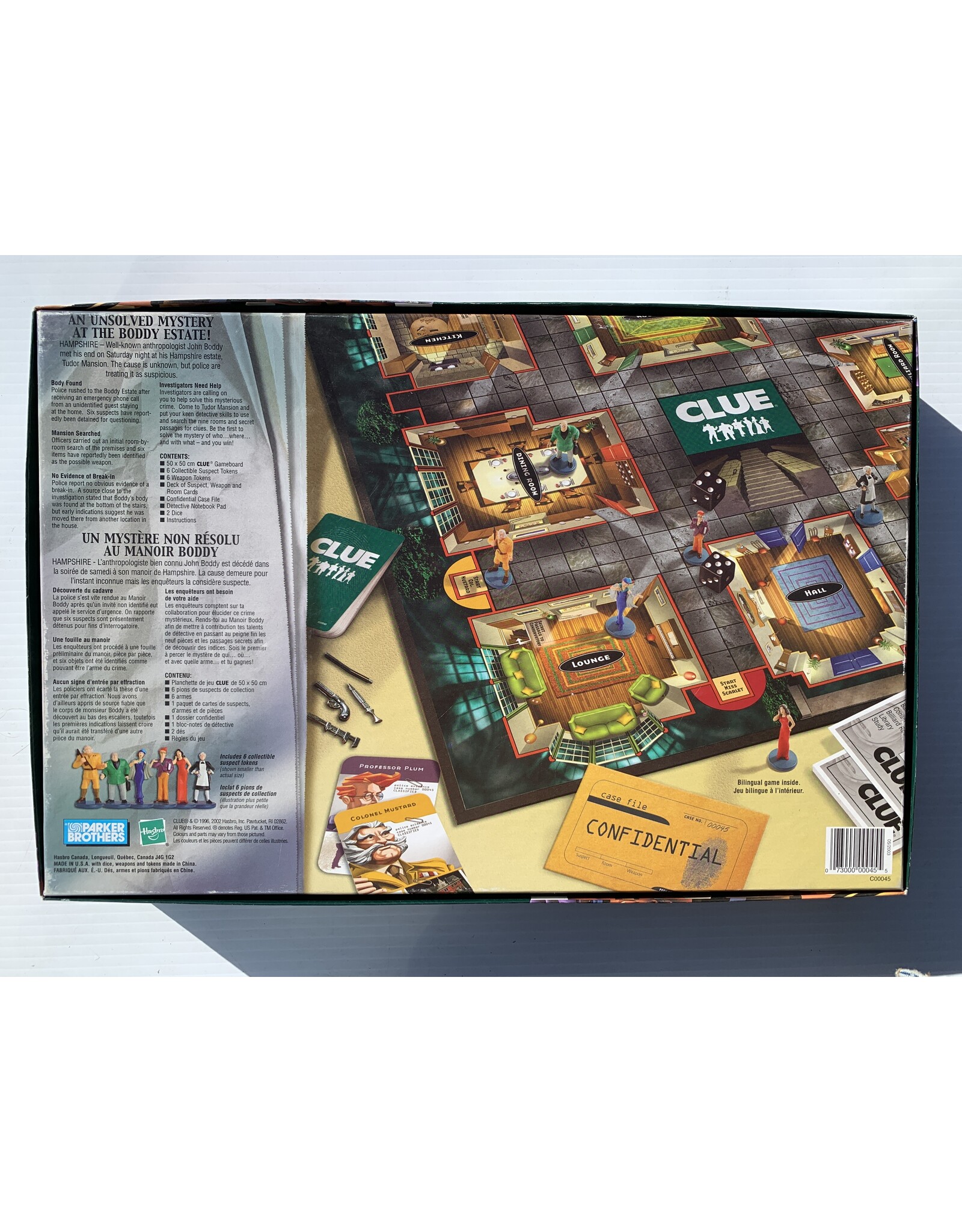PARKER BROTHERS Clue (1949) (Made in 2002)