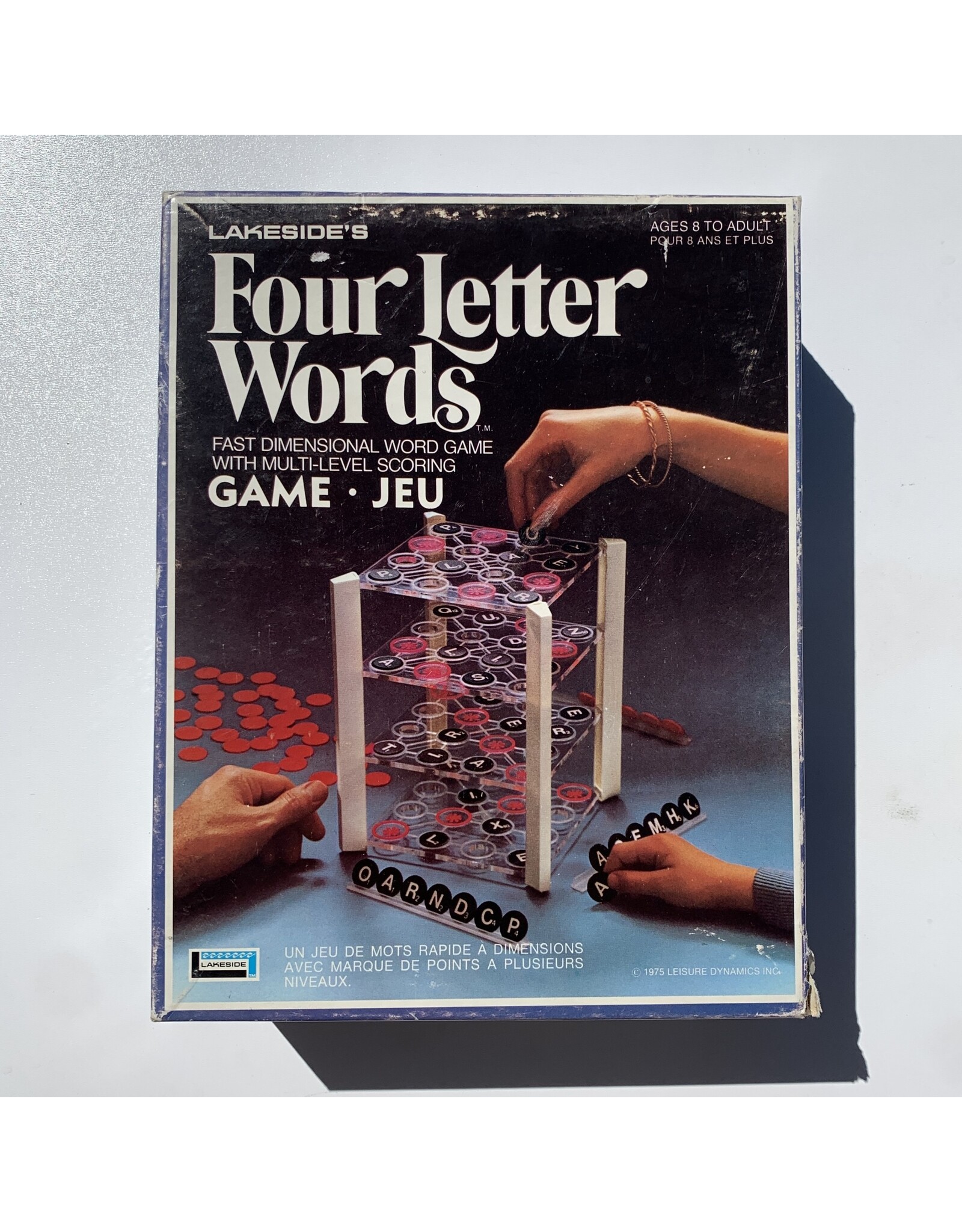 Lakeside Four Letter Words Used Board Game (1975)