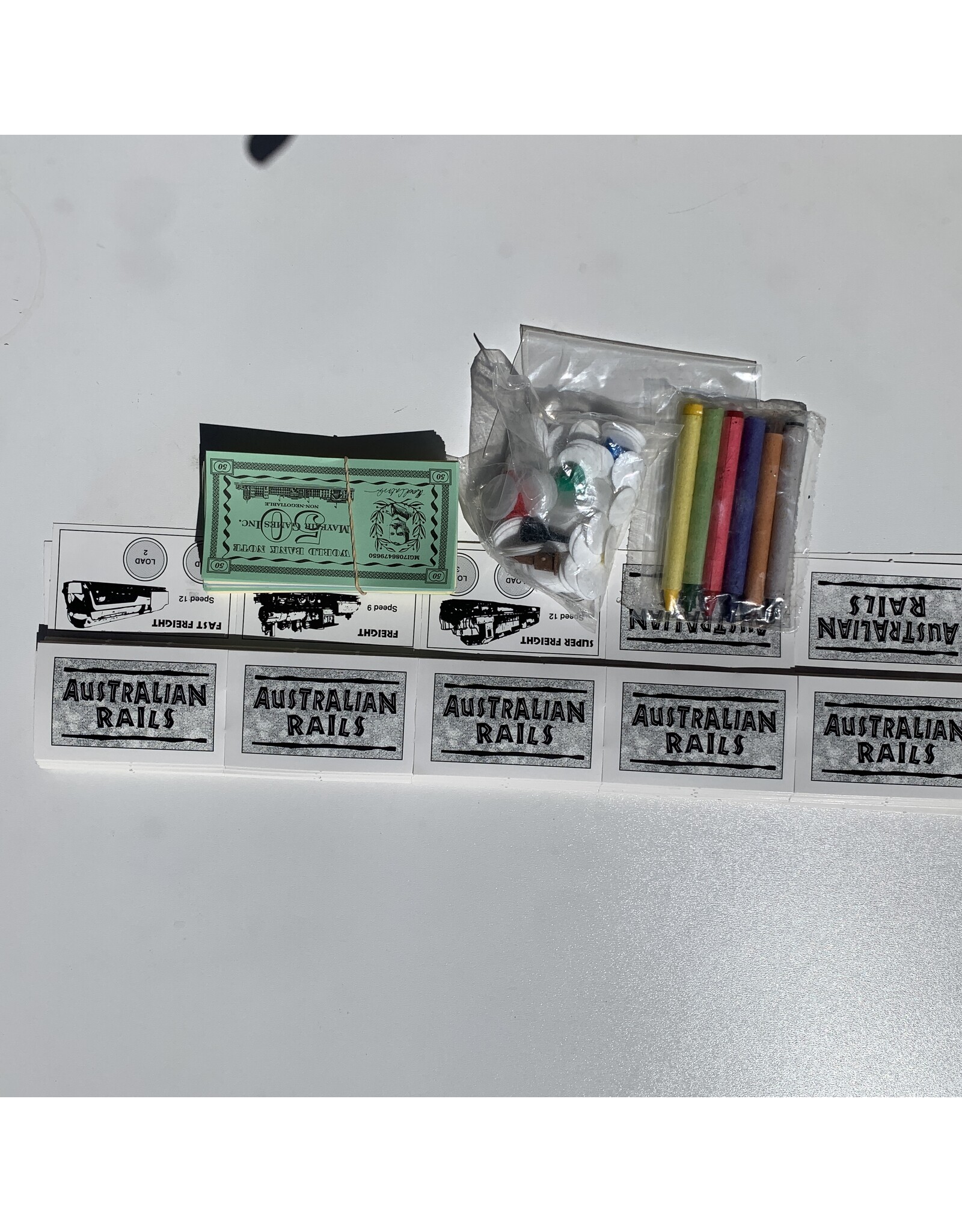 Mayfair Australian Rails Used Board Game(1994)