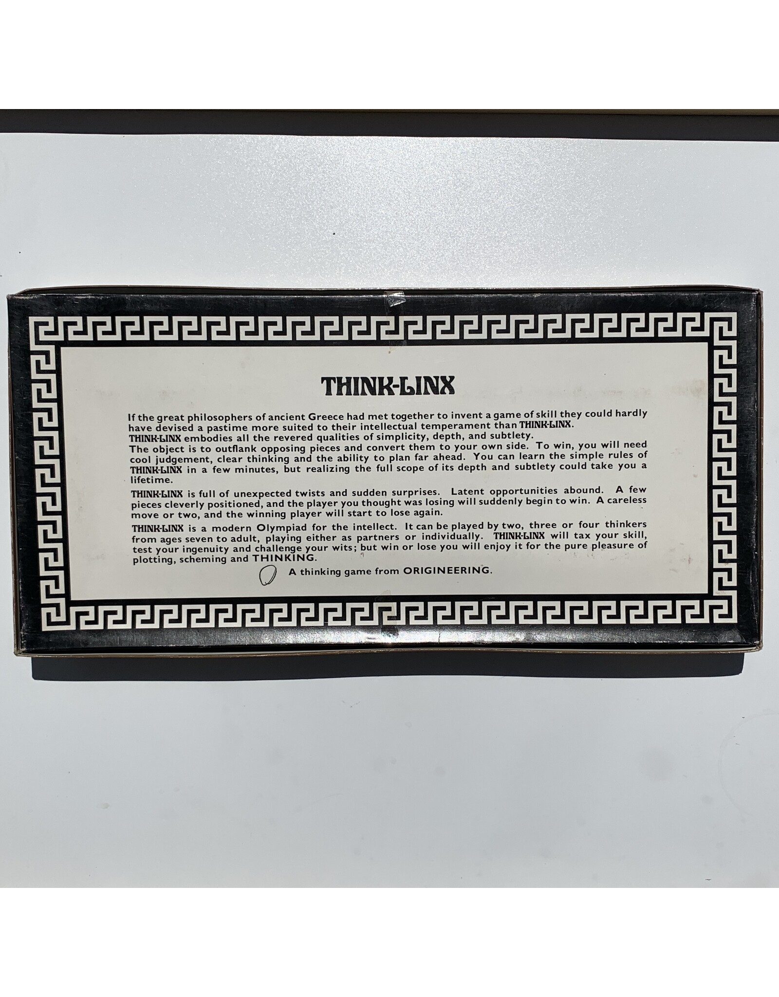 Origineering Think-Link Used Board Game (1972)