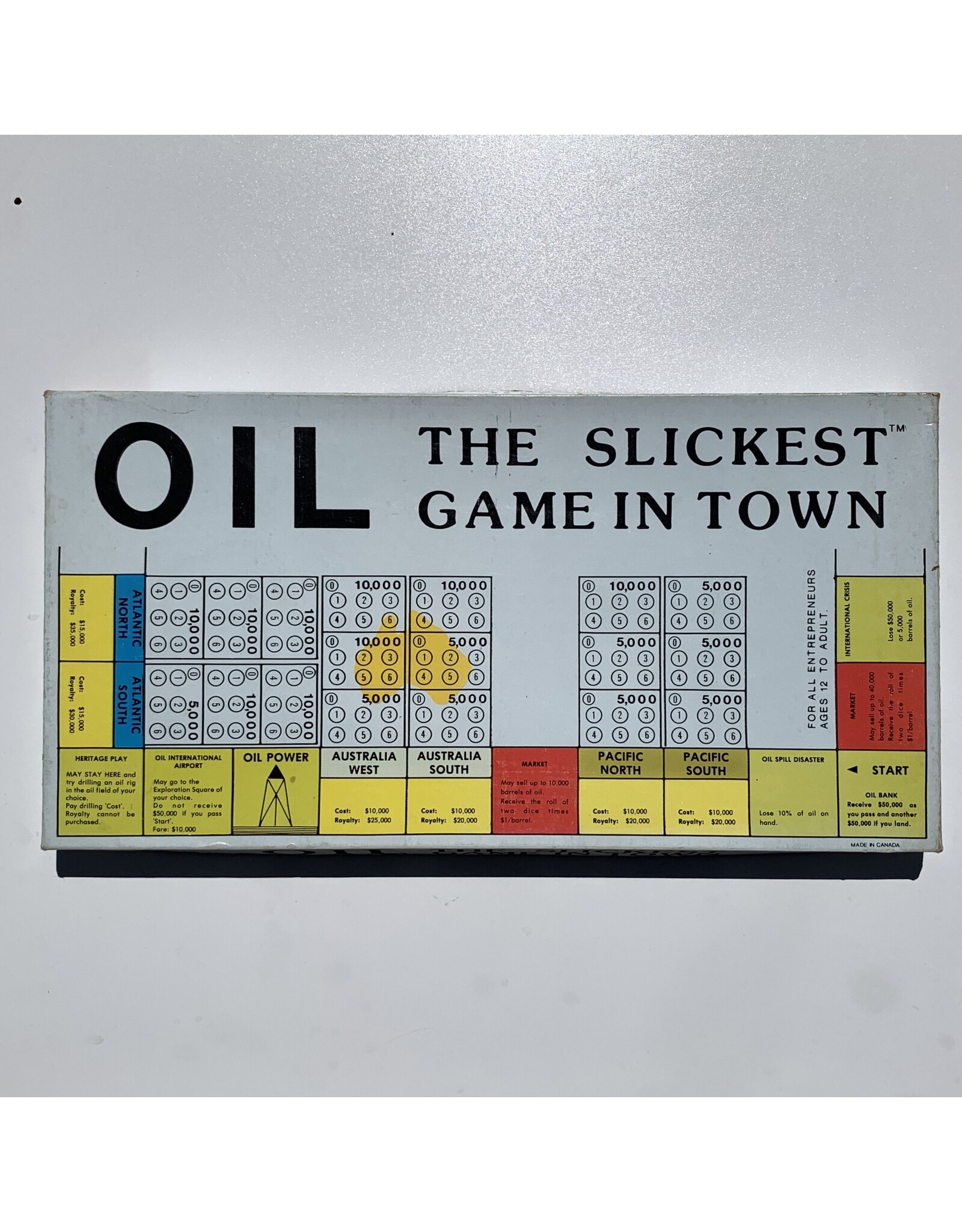 Huang & Sons Co Oil: The Slickest Game In Town Used Board Game (1980)