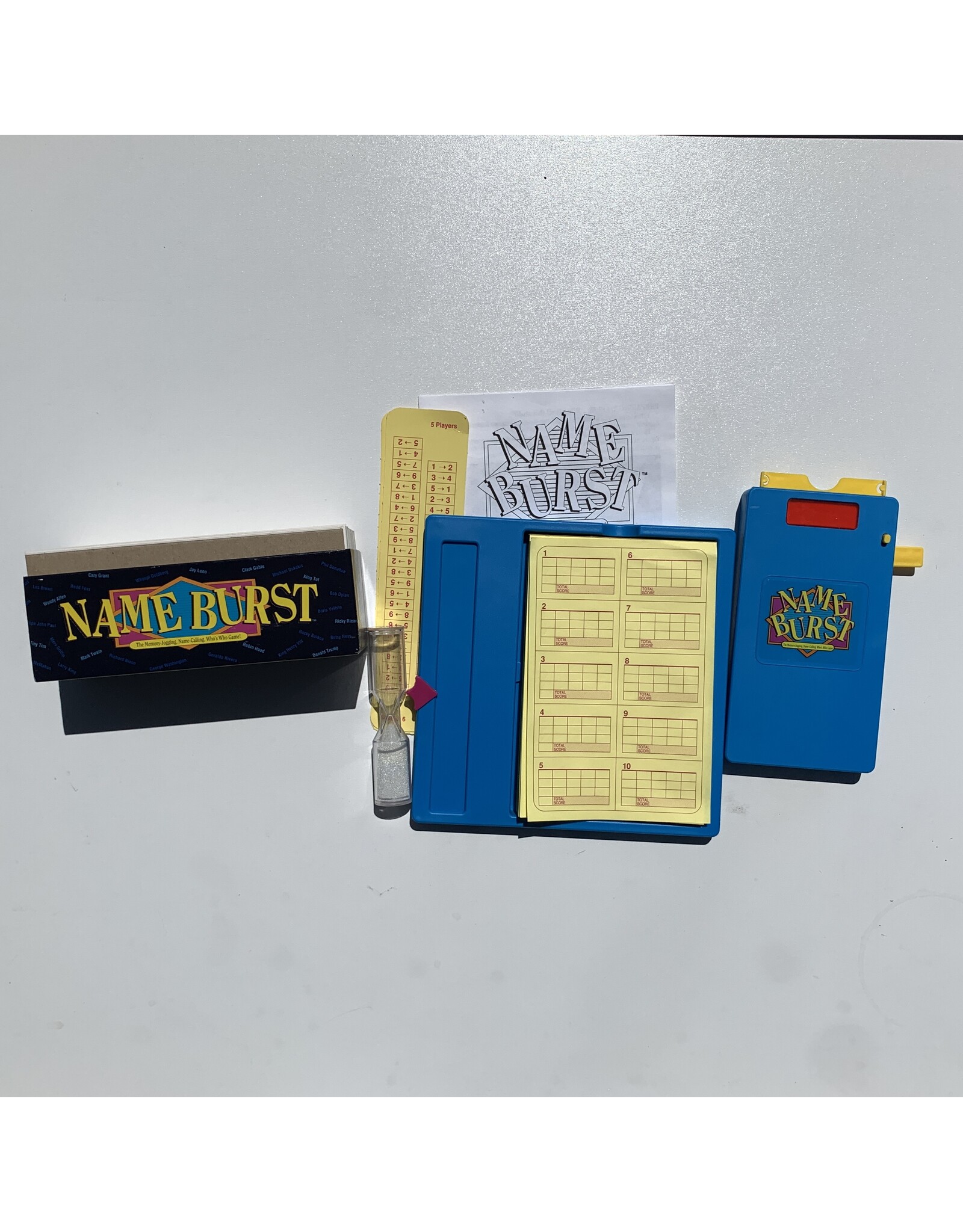 Hersch Name Burst Used Board Game (1992)