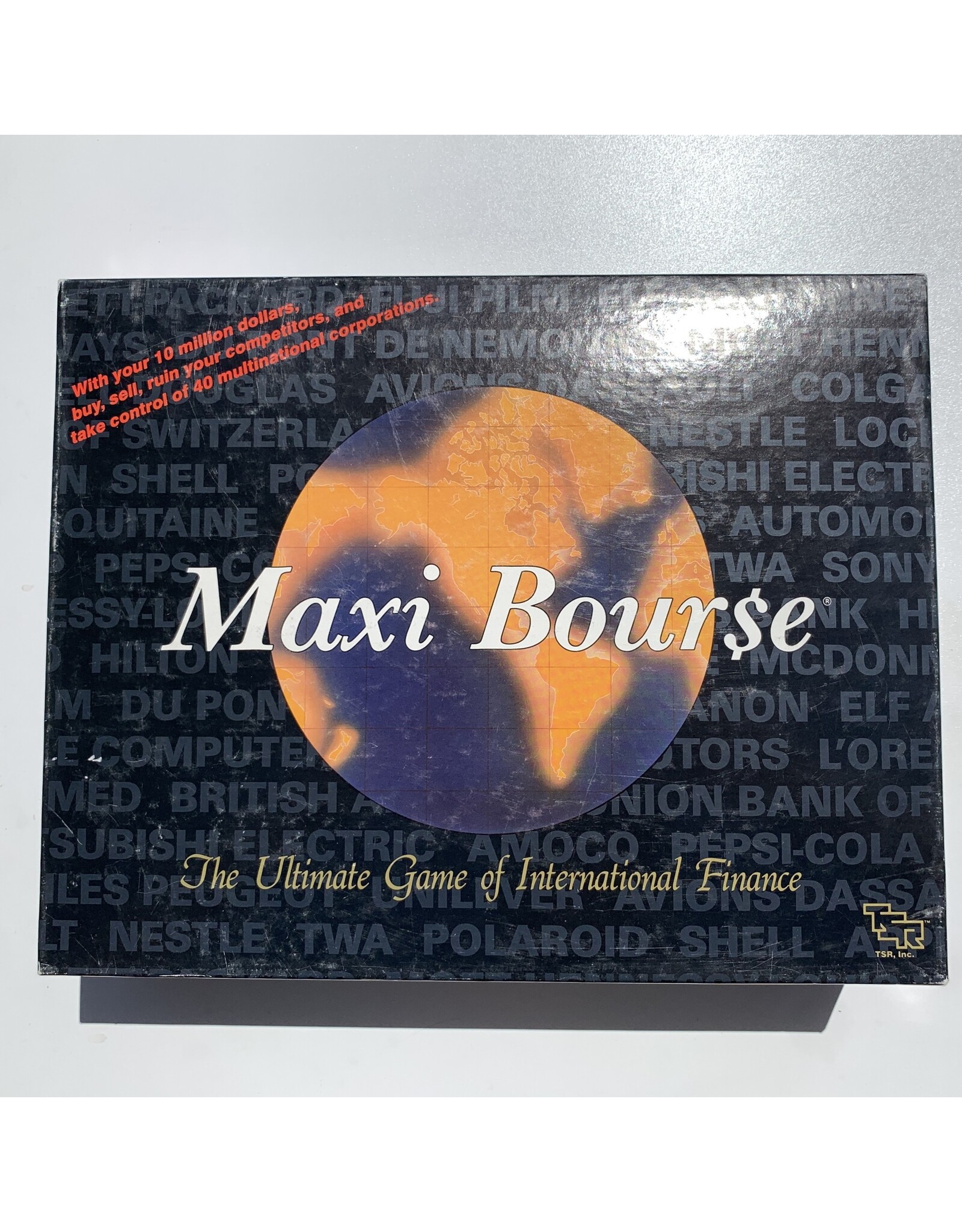 TSR Maxi Bour$e Used Board Game  (1987) (Missing Rule Book)