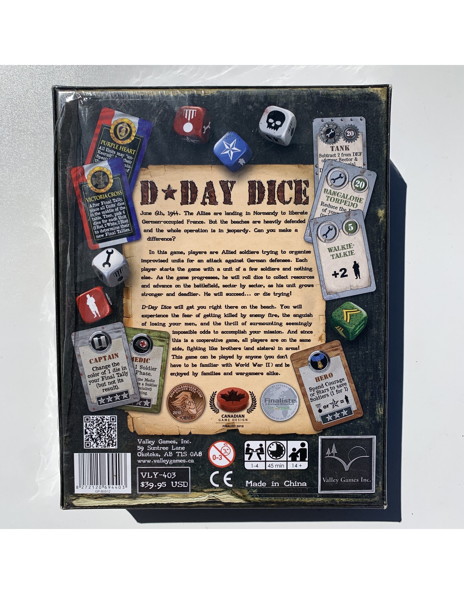 Valley Games D-Day Dice (2012) (nis)