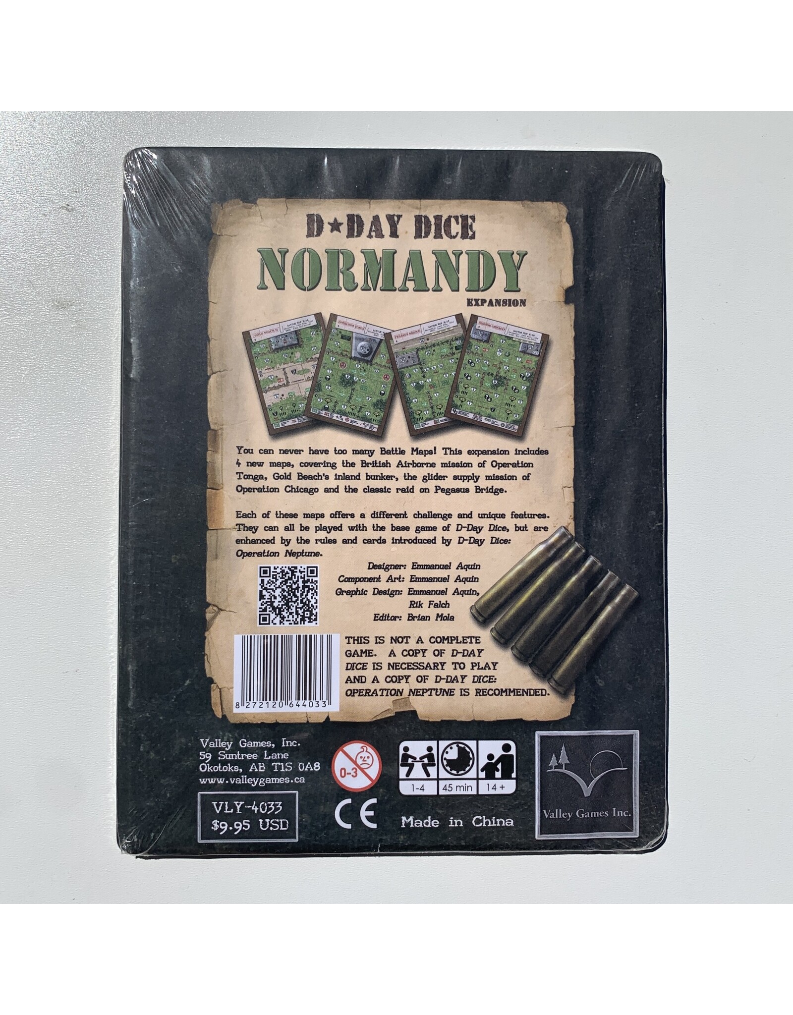 Valley Games D-Day Dice: Normandy  NIS Board Game (2012)