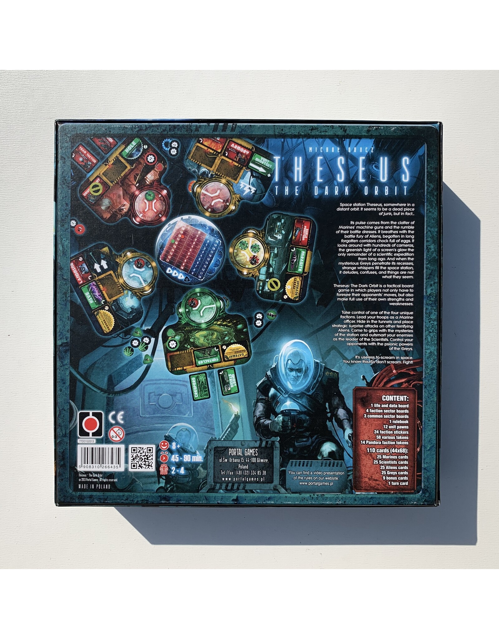 Portal Games Theseus: The Dark Orbit Used Board Game (2013) (Unpunched)