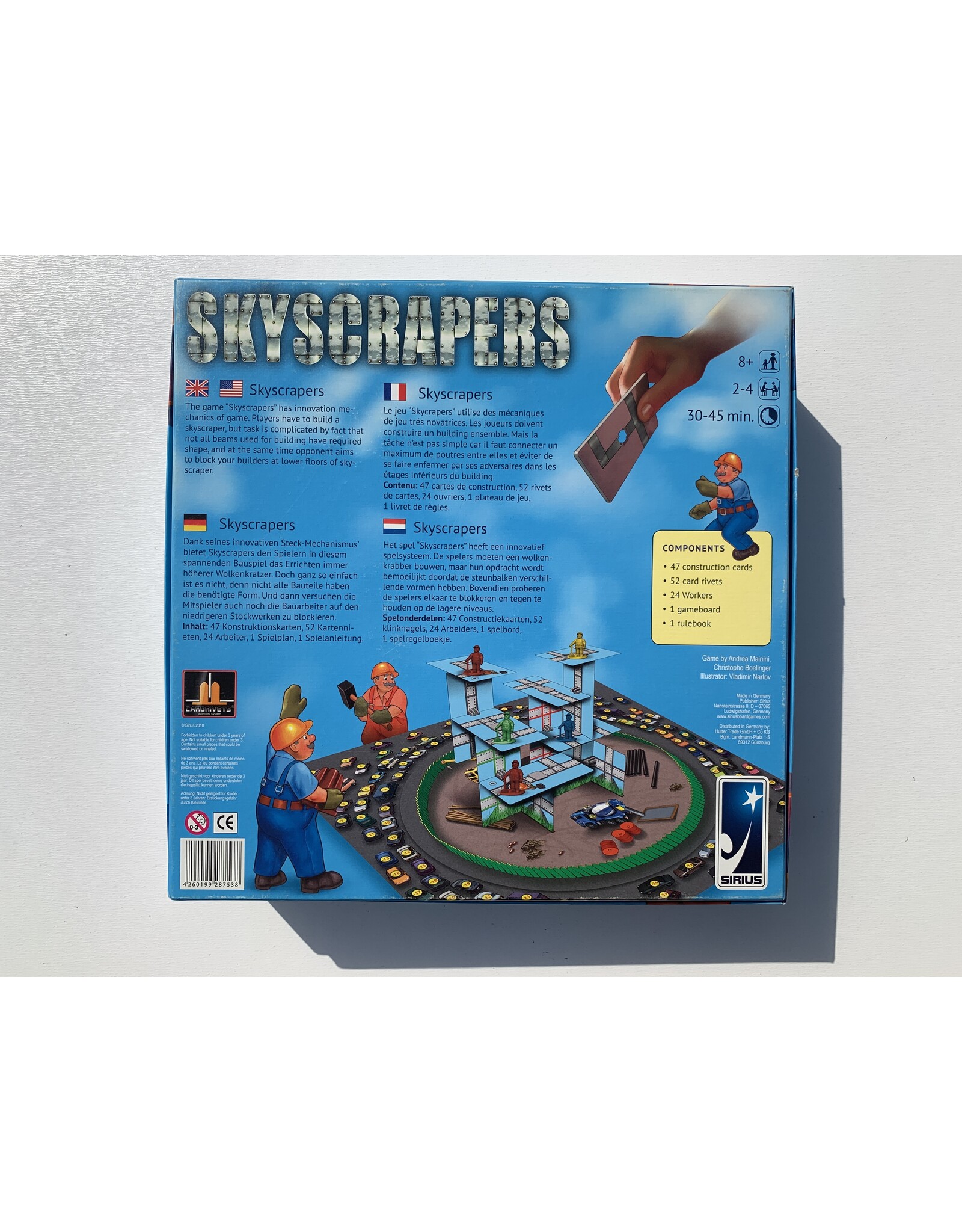 Sirius Skyscrapers Used Board Game (2010)
