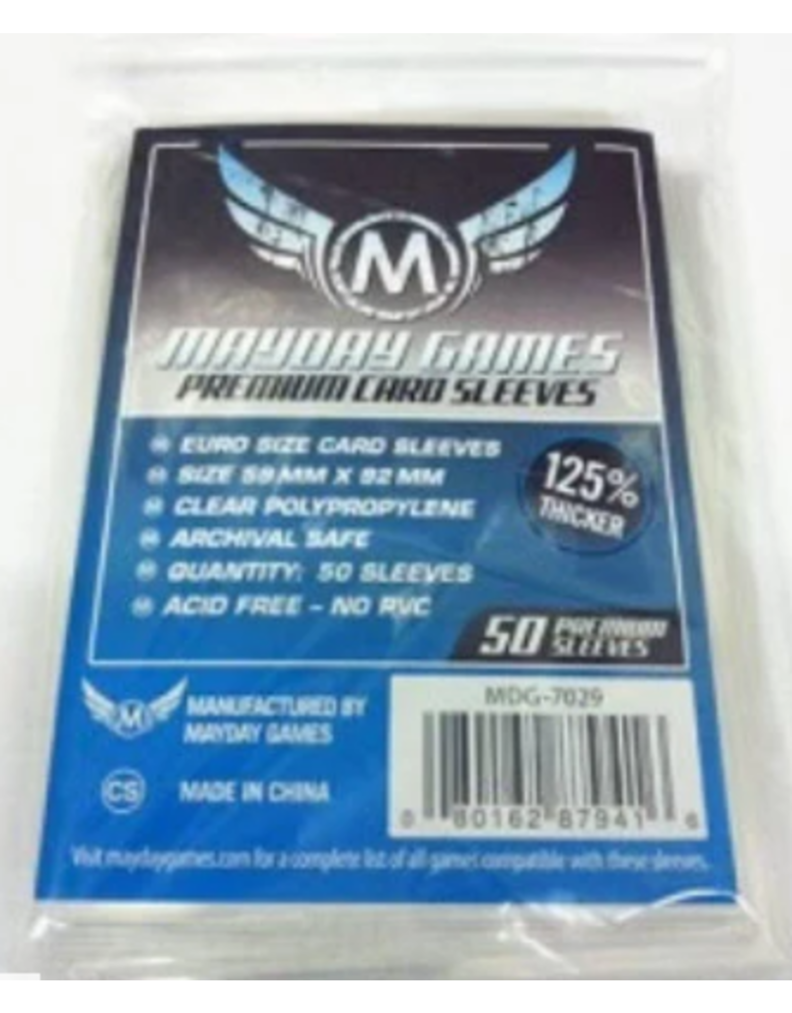 Mayday Games Premium Card Sleeves (59x92mm) MDG-7029 50 pack