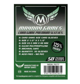 Mayday Games Card Game Card Sleeves (63.5x88mm)	Premium 50 pack MDG-7077