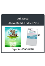 Sleeve King "Ark Nova" Board Game Compatible Card Sleeve Bundle (SKS-8810 X 3)