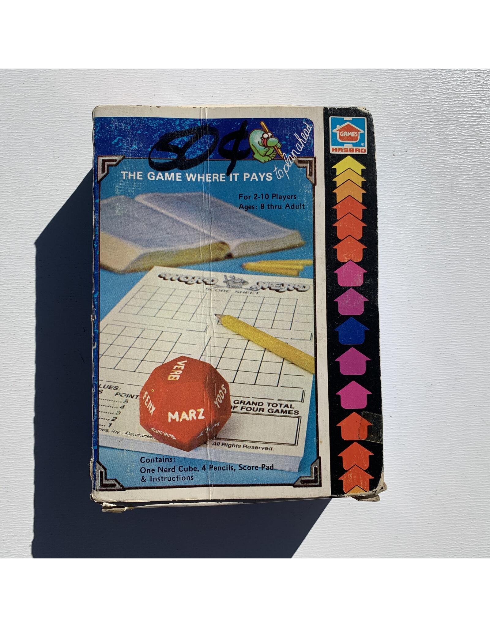 Hasbro Word Nerd Used Board Game (1979)