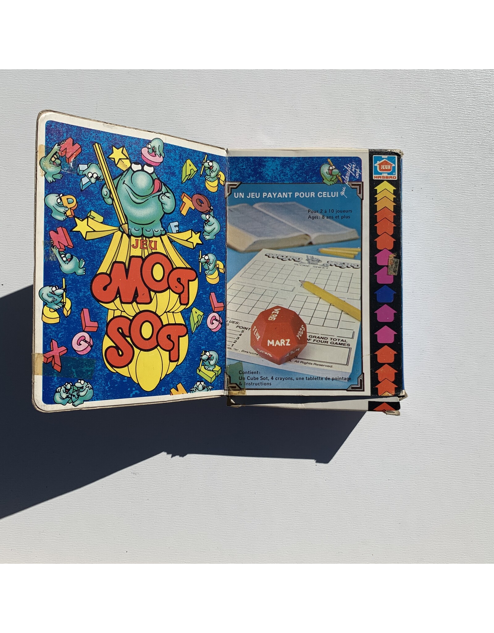Hasbro Word Nerd Used Board Game (1979)
