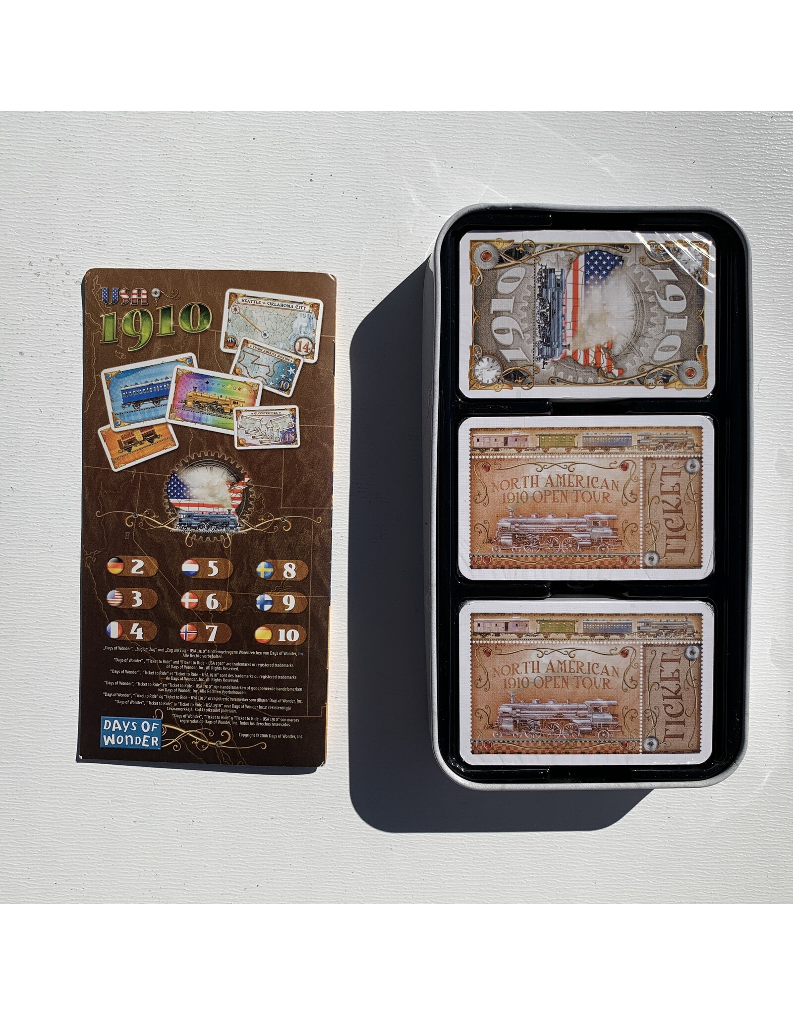 Days of Wonder Ticket to Ride: USA 1910 (2006) (cards are sealed)