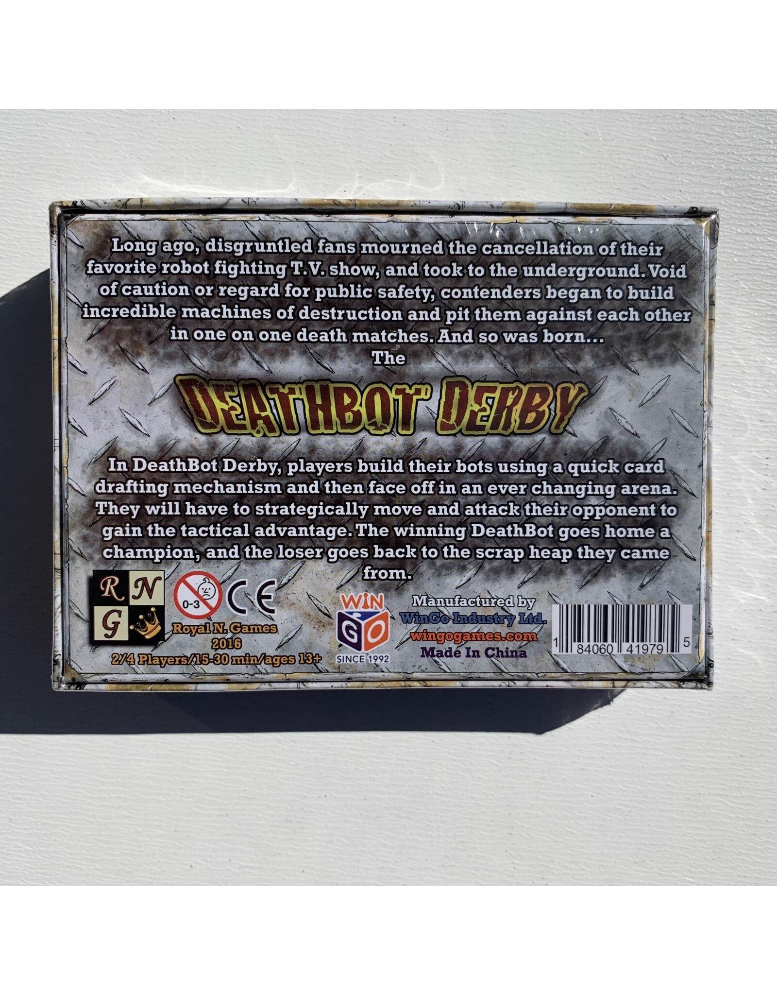 DeathBot Derby NIS Hidden Card Game (2017)
