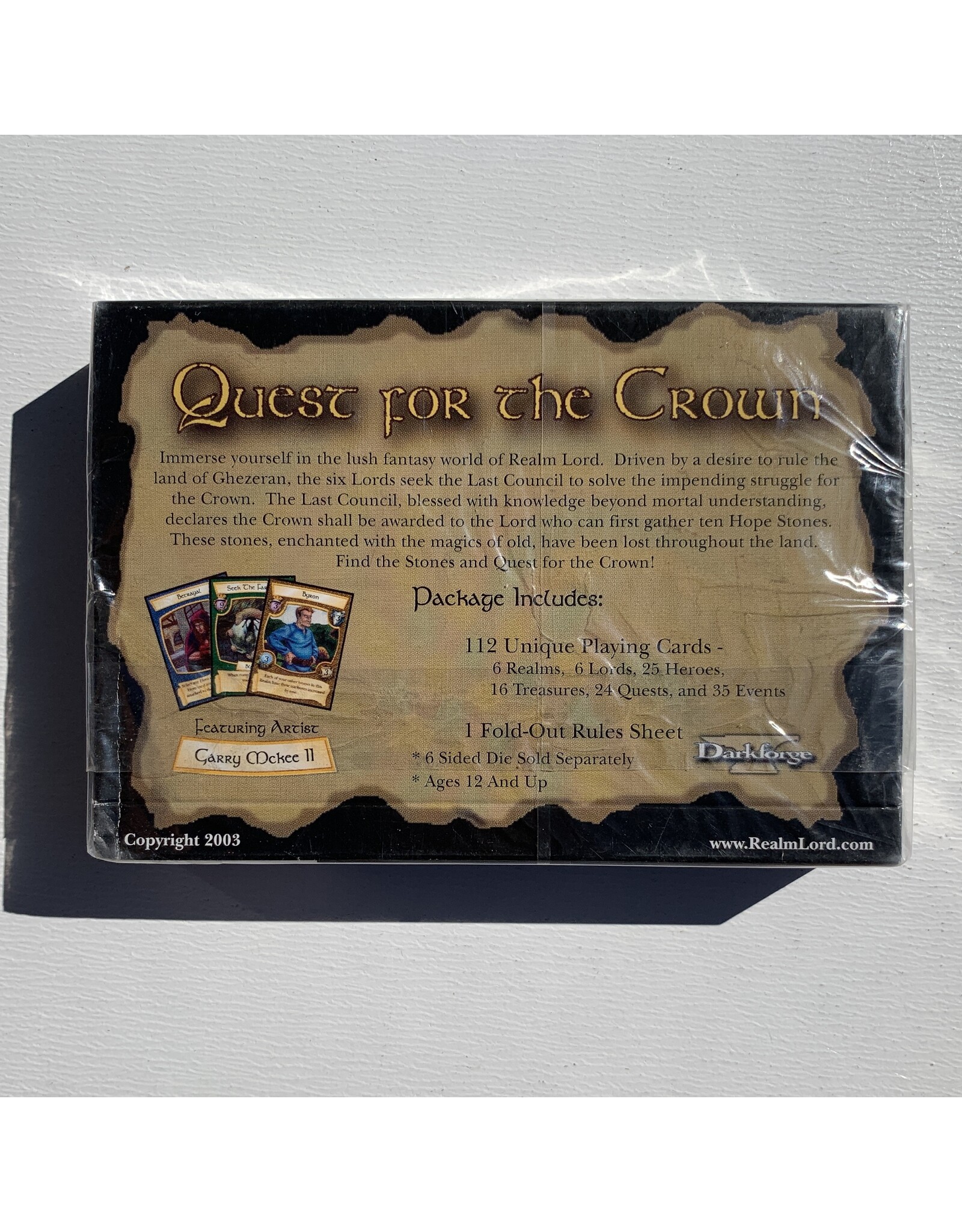 Darkforge Realm Lord NIS Card Game (2003)