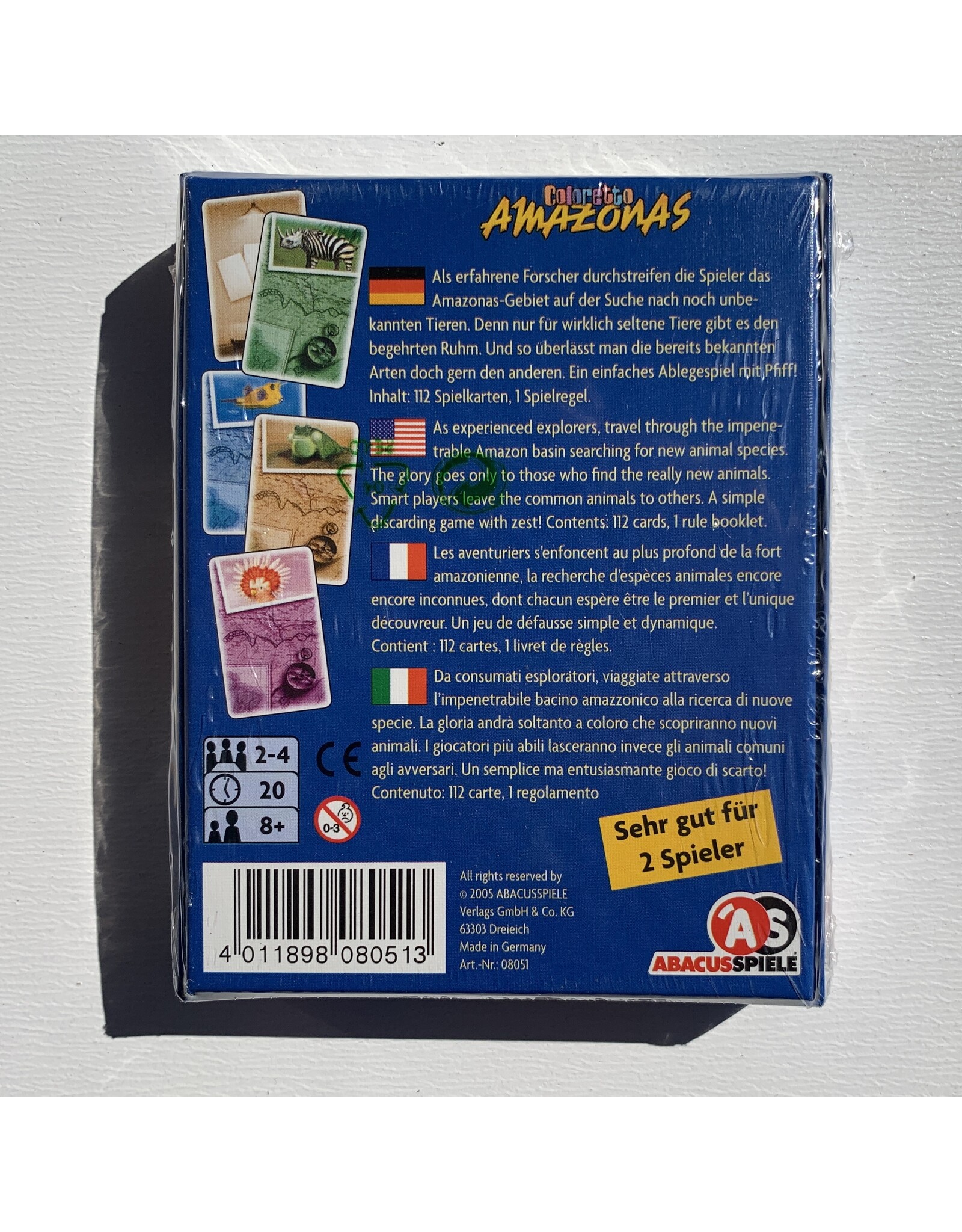 Abacusspiele Coloretto Amazonas NIS Card Game (2005)