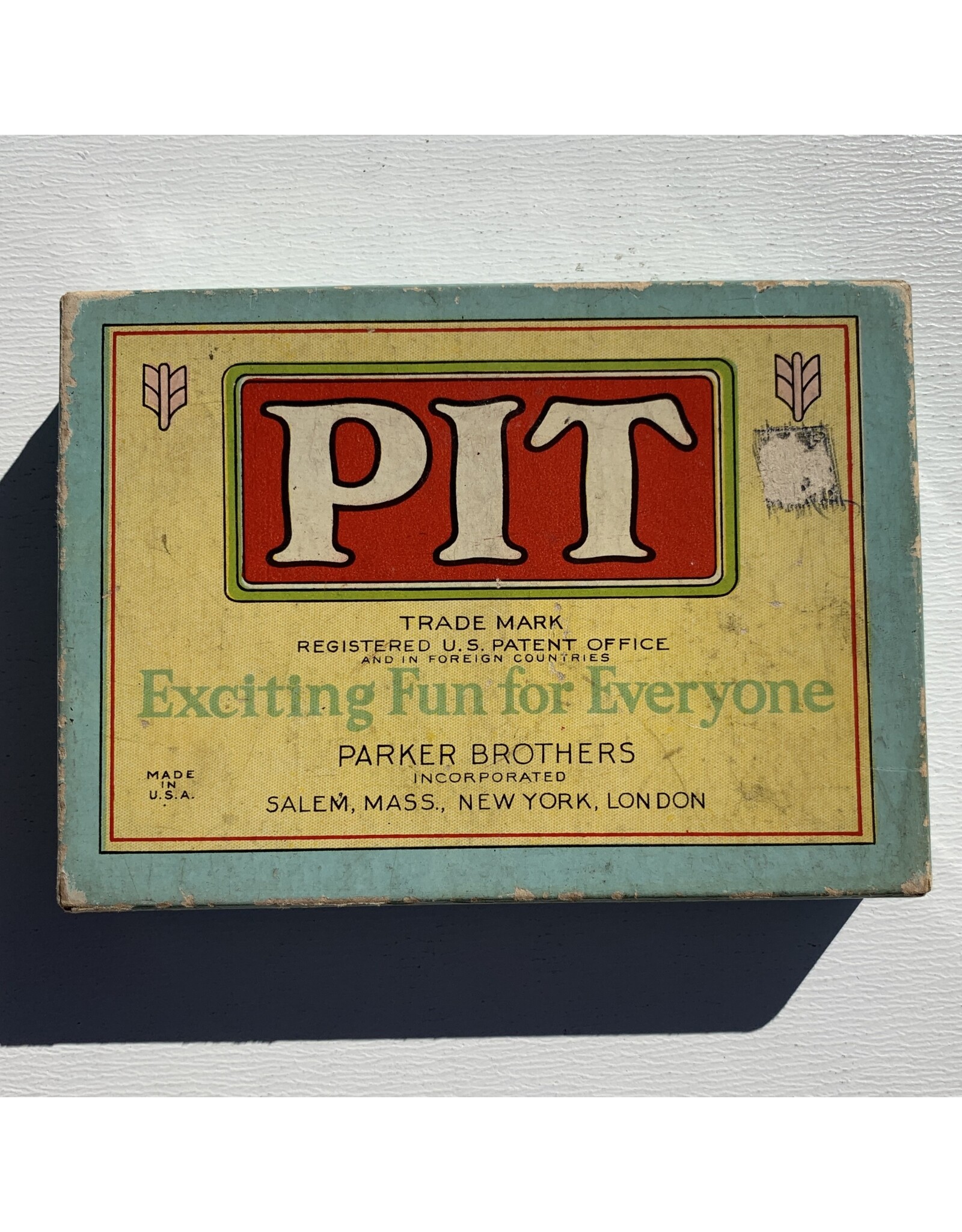 PARKER BROTHERS Pit Used Card Game (1919)