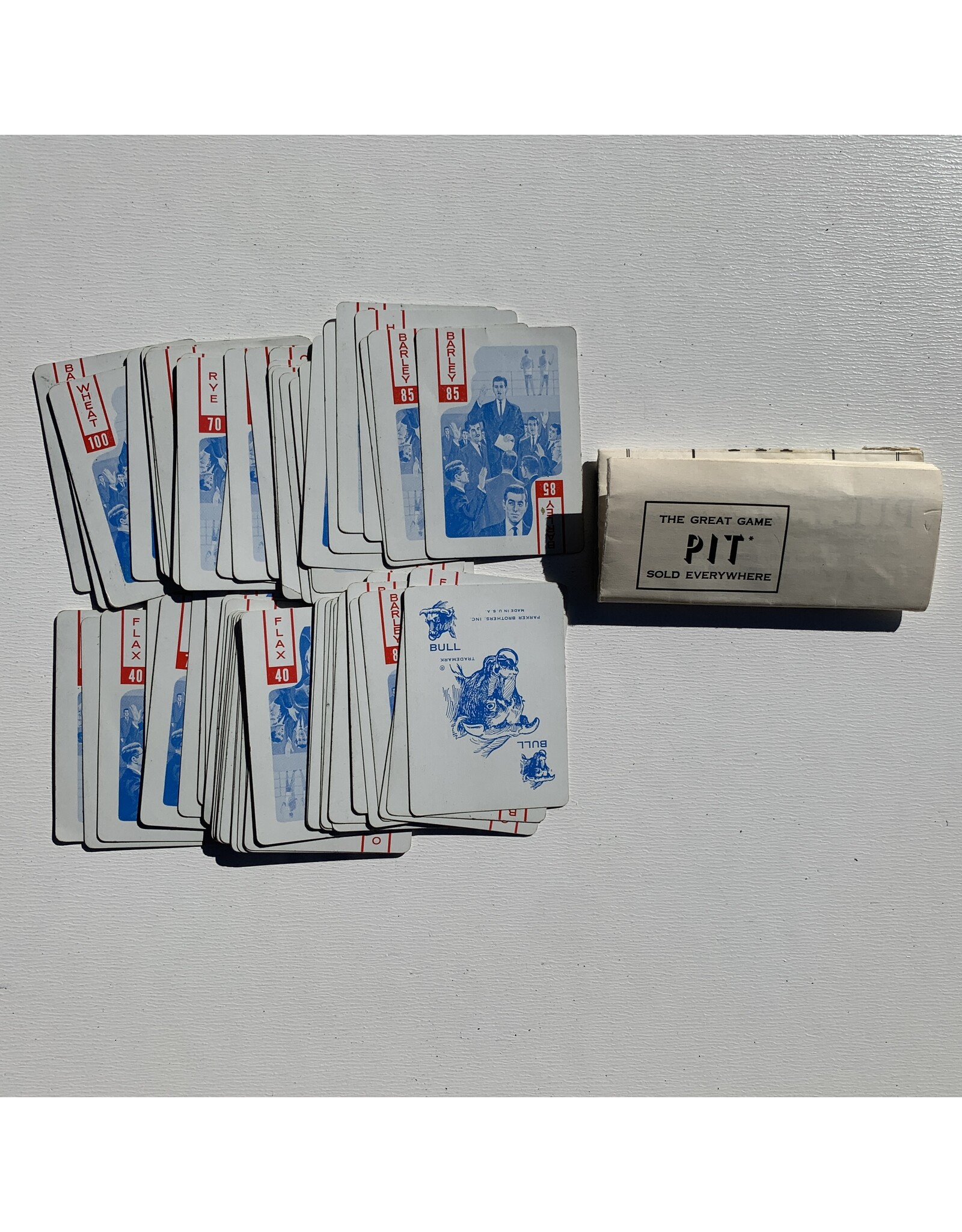 PARKER BROTHERS Pit Used Card Game (1965)