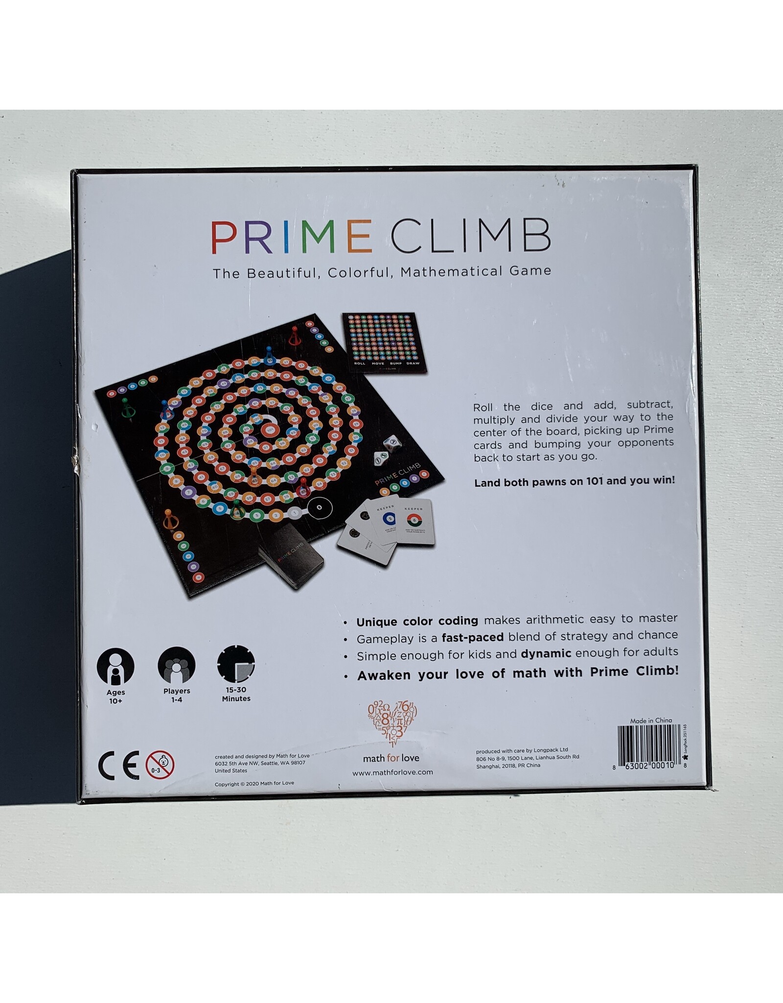 Prime Climb Used Board Game (2014)