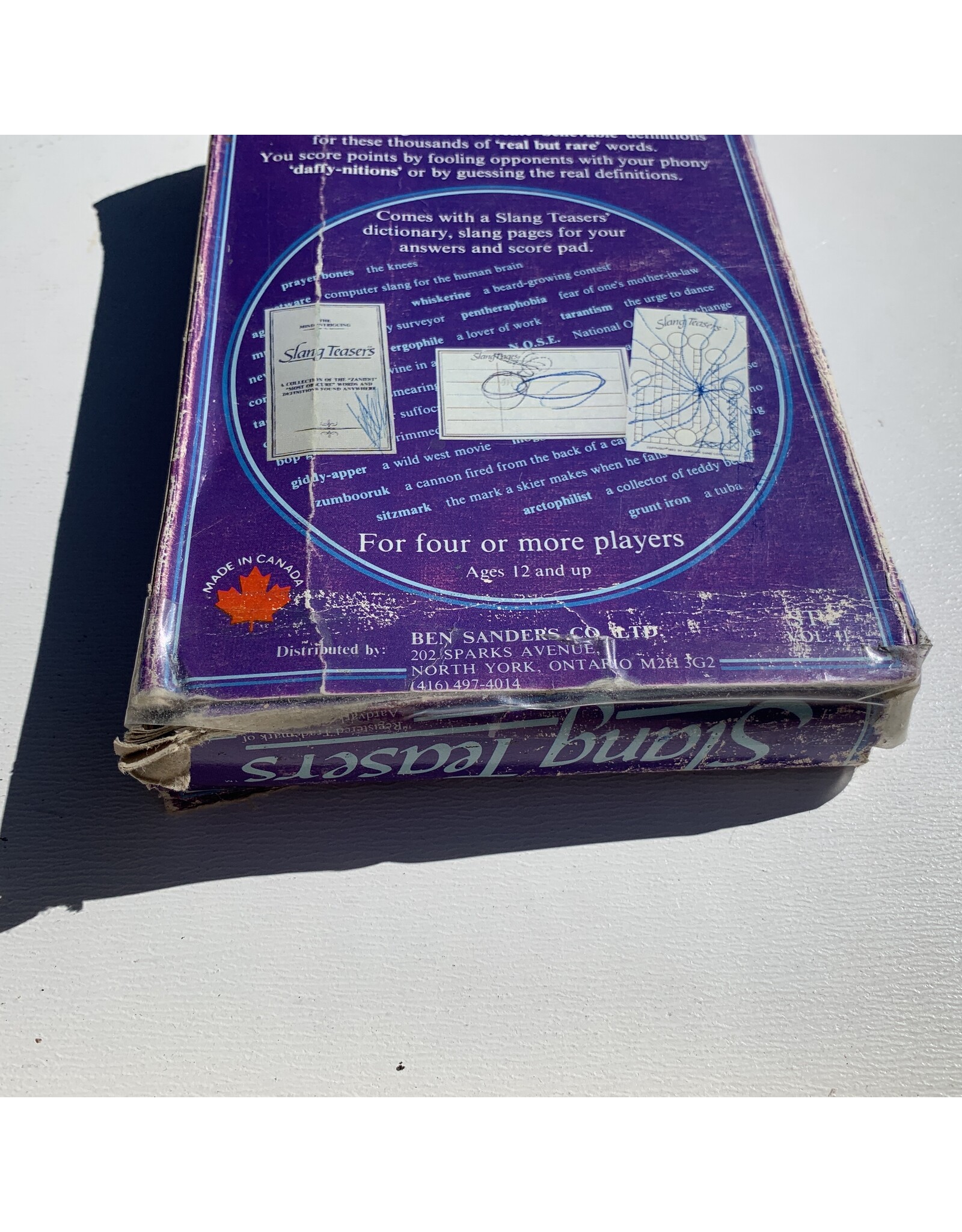 Ben Sanders Co. Slang Teasers (1983) (used) (Made in 1985) (T)