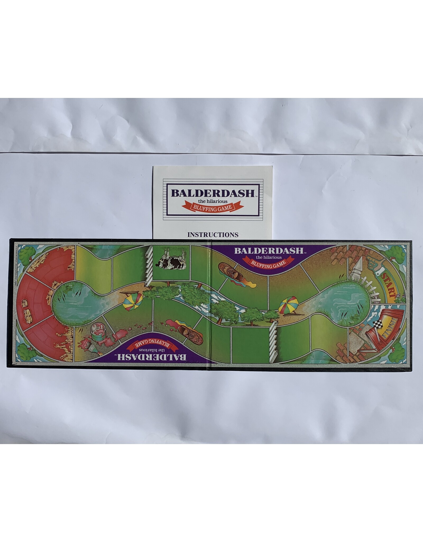 Game Works Balderdash Used Board Game (1984)