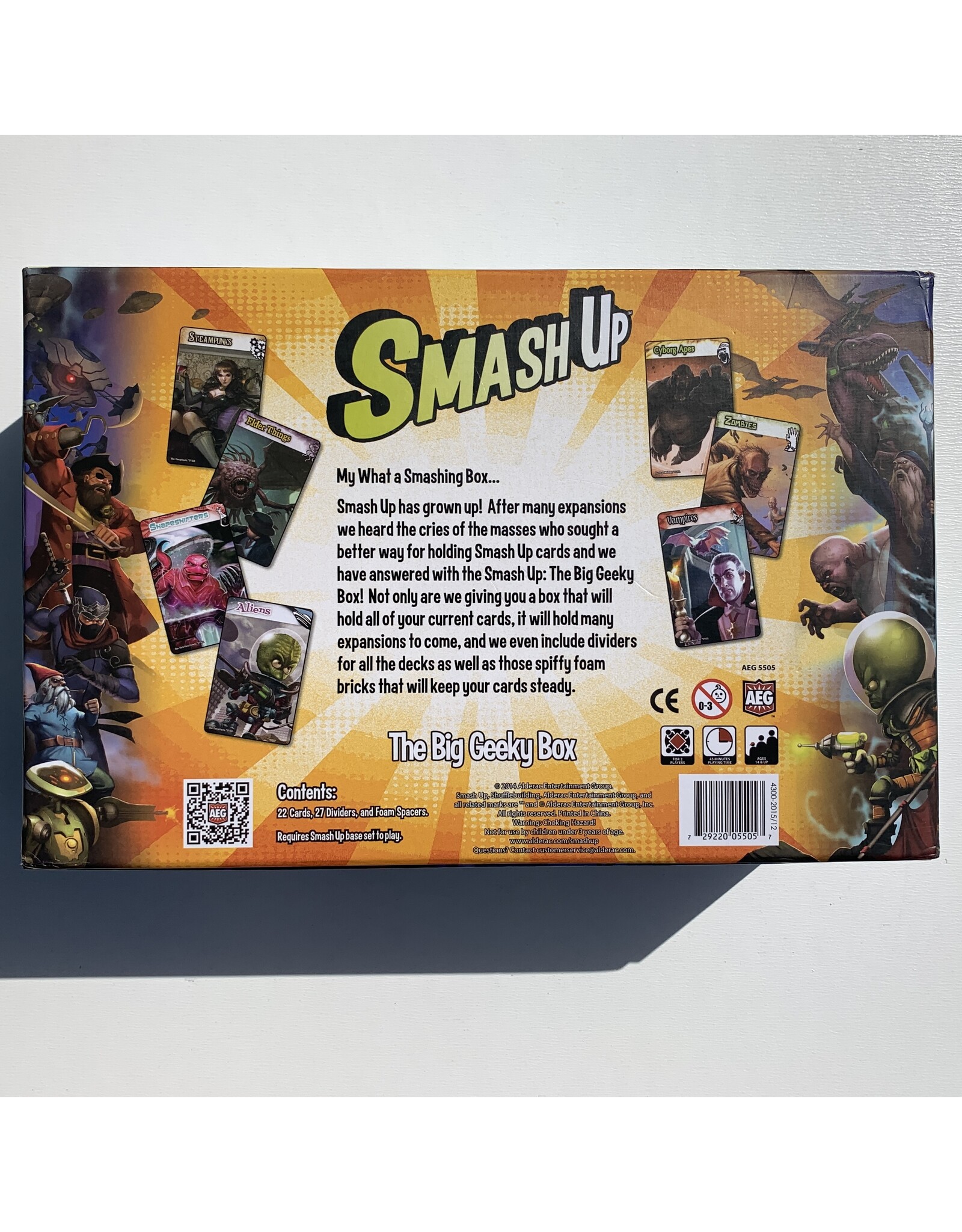 AEG Smash Up: The Big Geeky Box (2014) + 8 Expansions