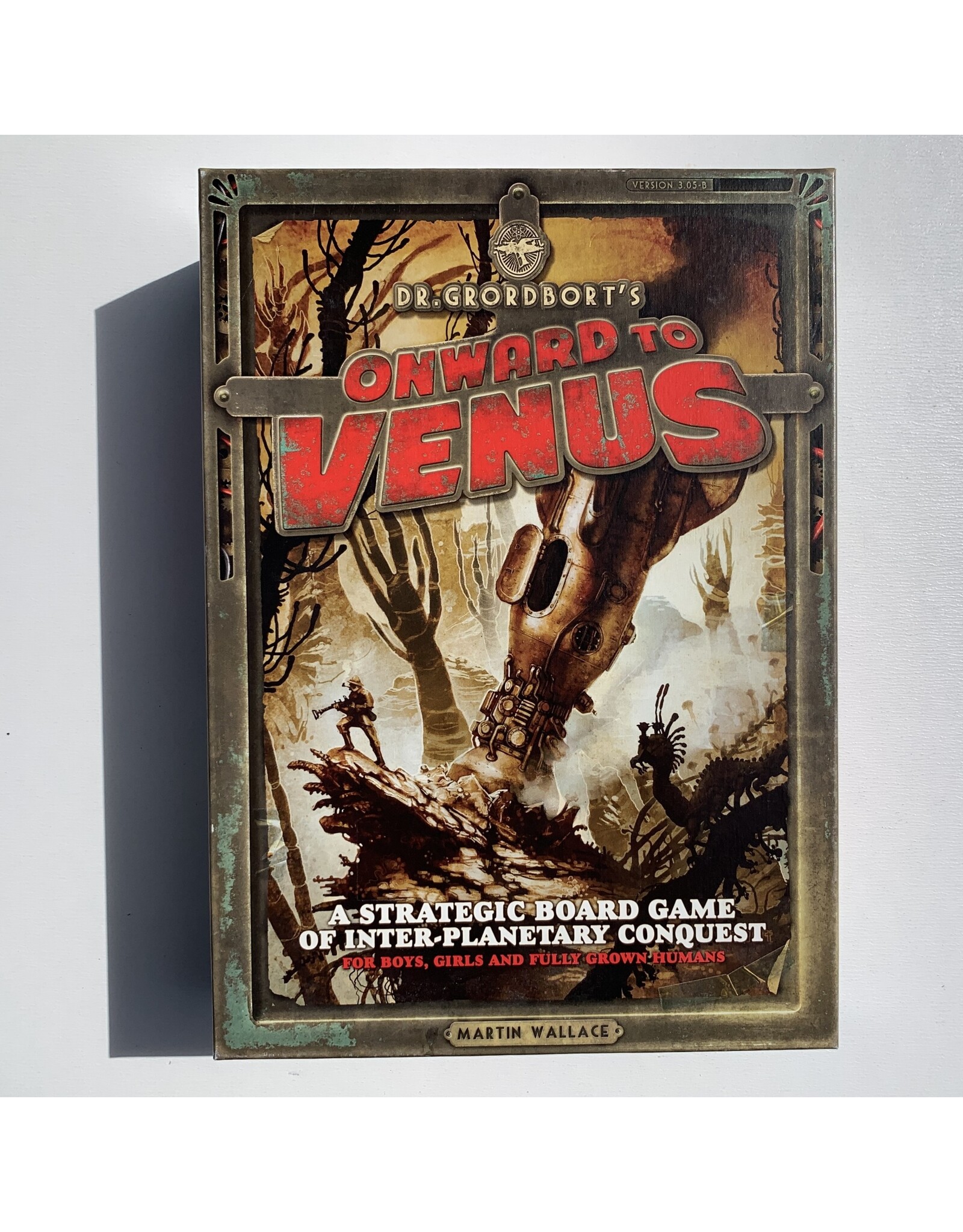 Treefrog Games Onward to Venus Used Board game (2014) (unpunched)