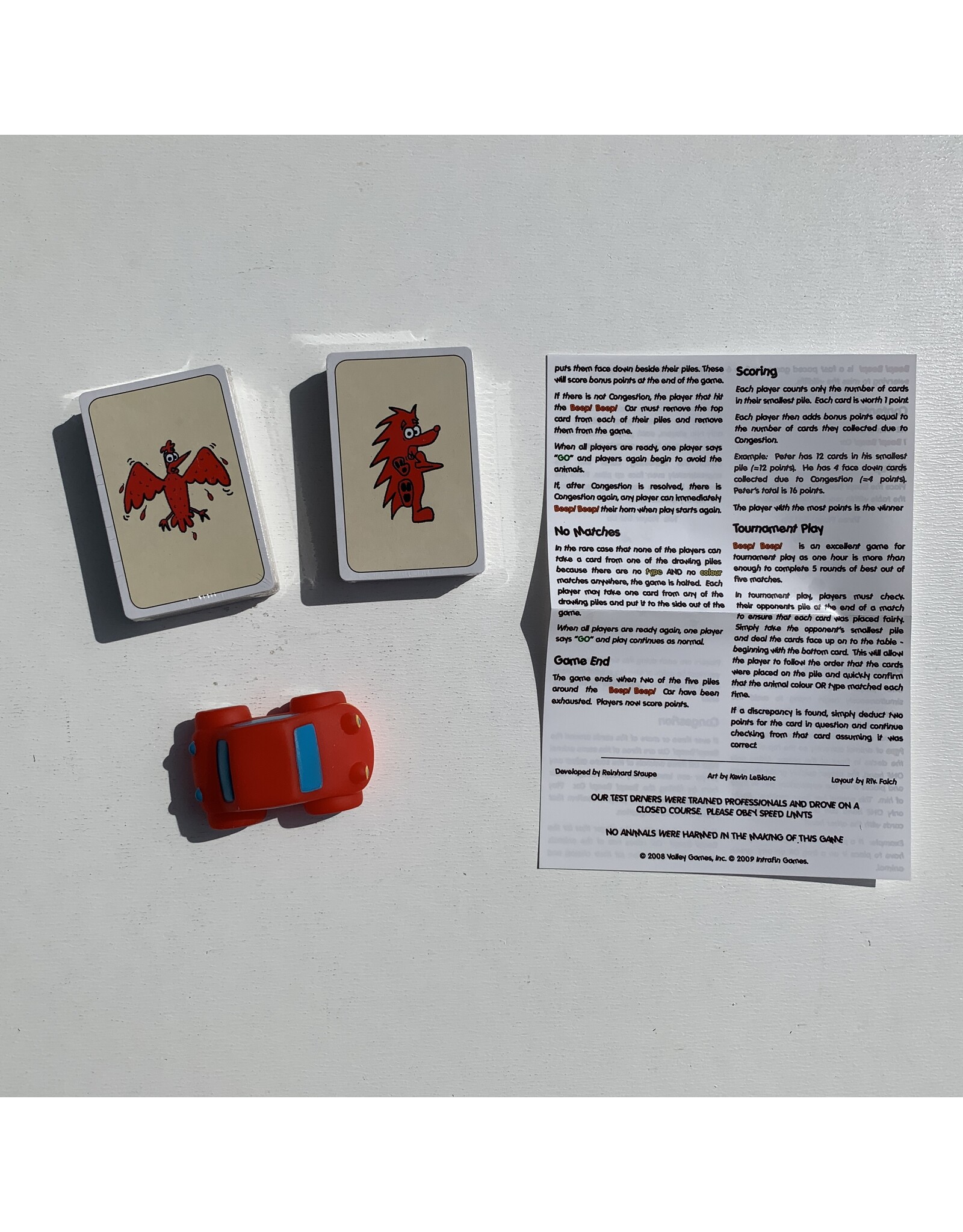 Valley Games Beep! Beep! Used Board Game (2008)
